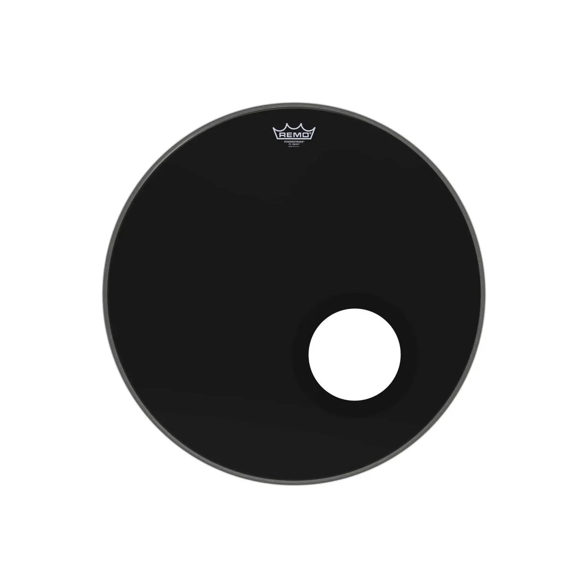 Remo 22" Powerstroke P3 Ebony Bass Drum head