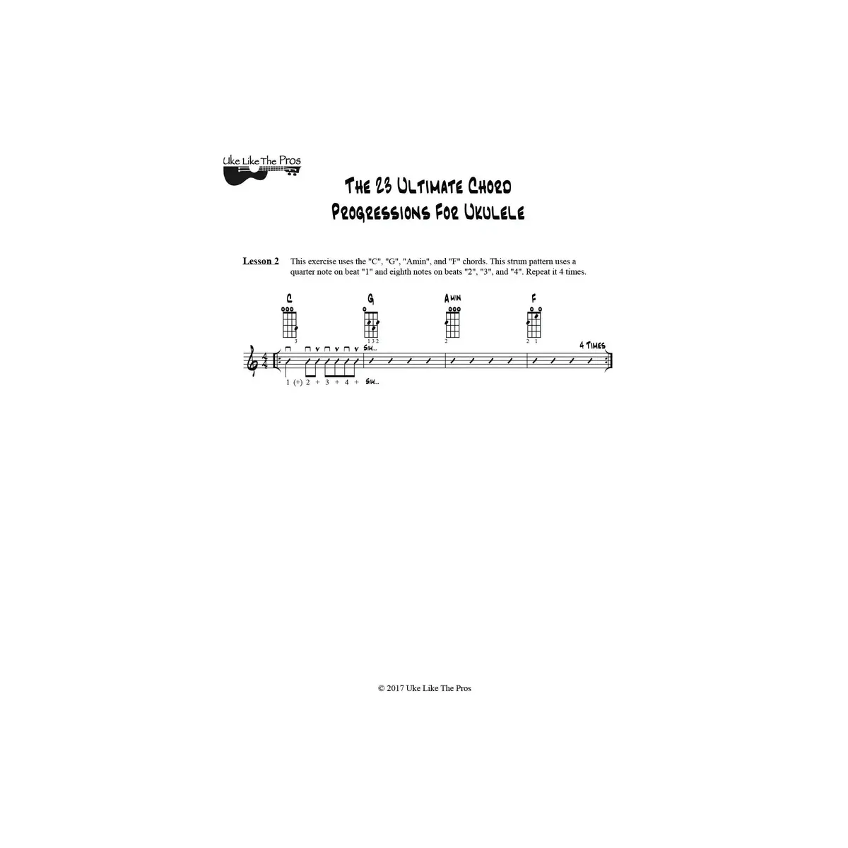 23 Ultimate Ukulele Chord Progressions Course - Uke Like The Pros - Image 3