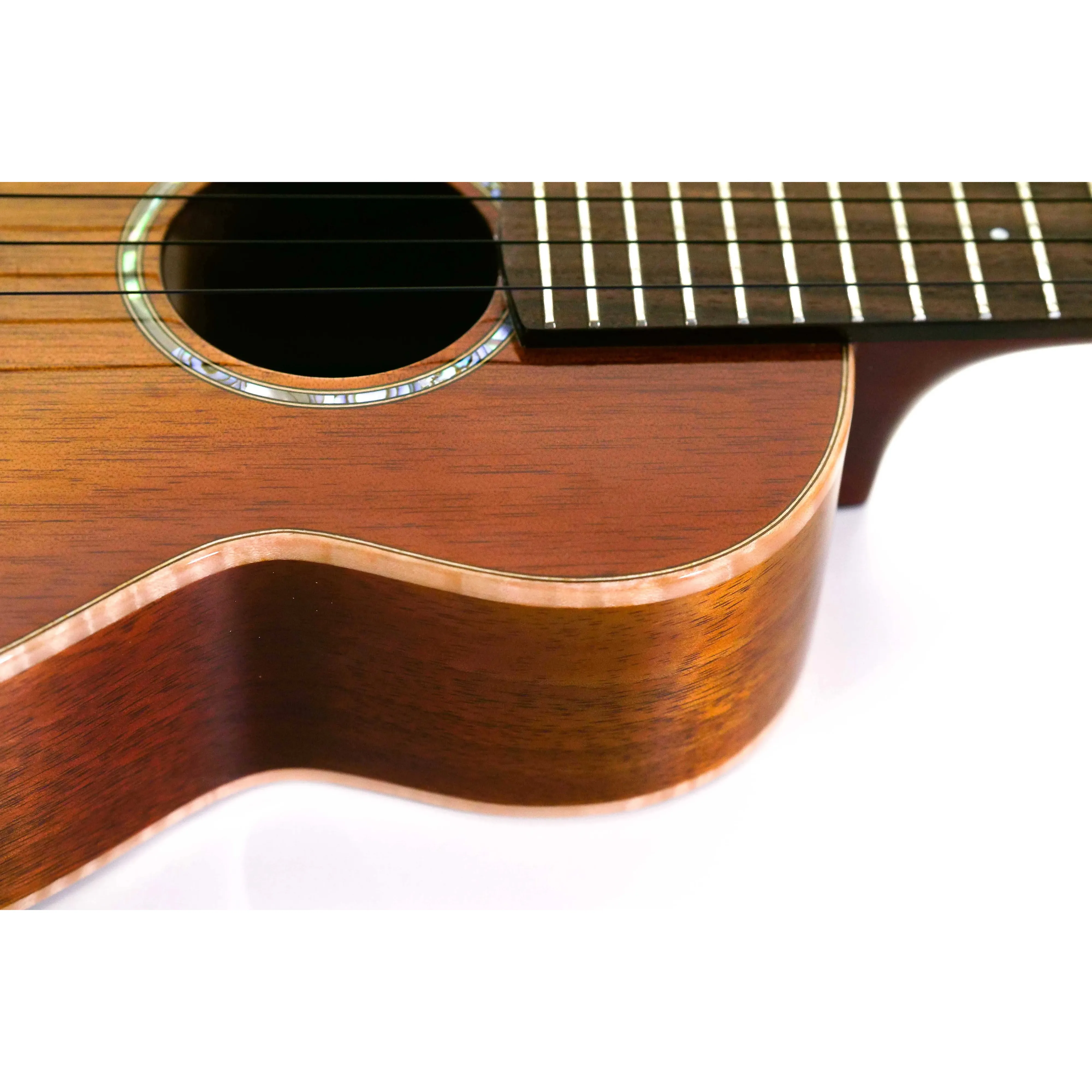 ANuenue RT1K-IT Singer Hawaiian Koa Ice Tea Sunburst Tenor Ukulele - Image 3