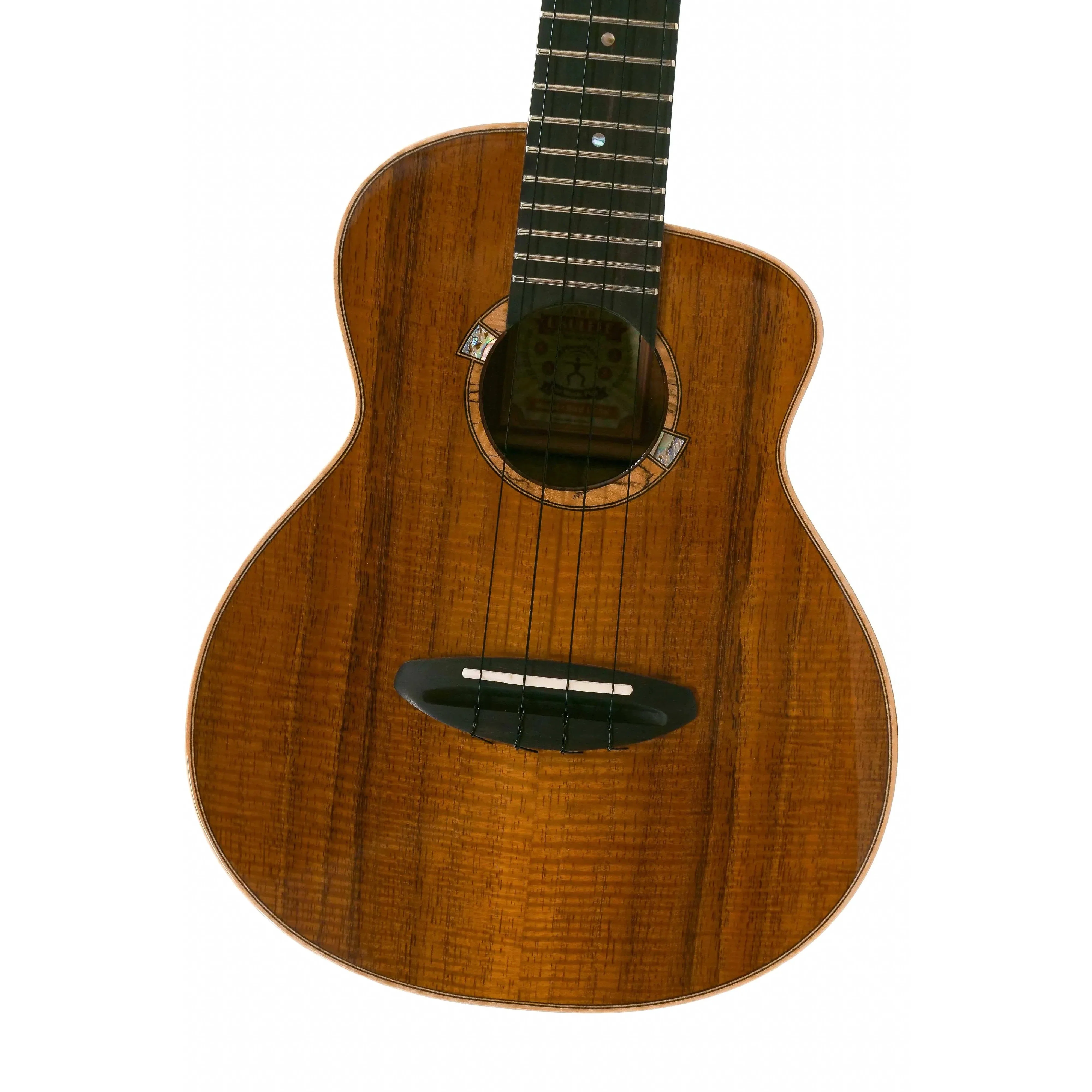ANueNue UC5K Hawaiian Curly Koa Bird Concert Ukulele