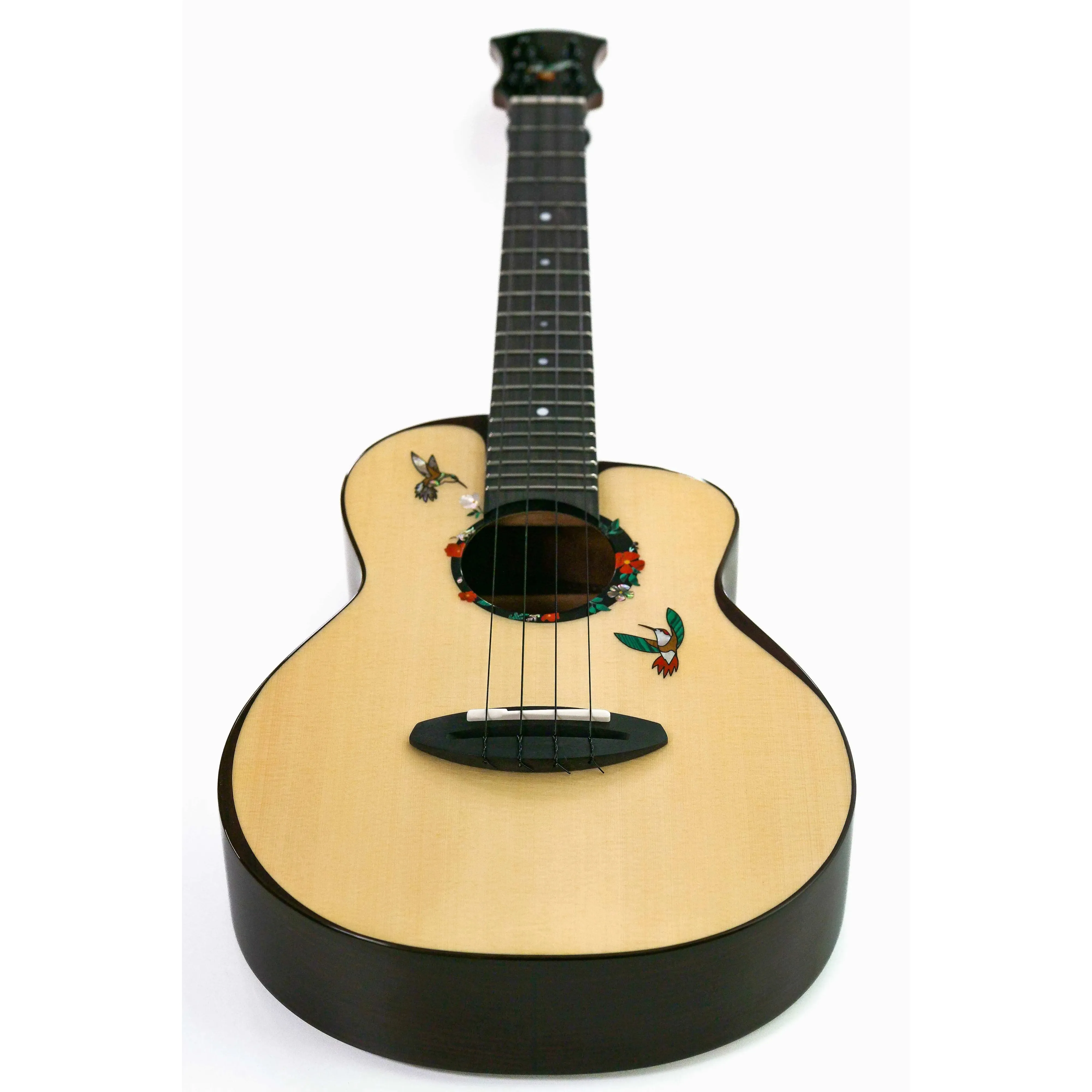 ANueNue UT200HB Hummingbird Moon Bird Spruce/Rosewood Tenor Ukulele - Image 4
