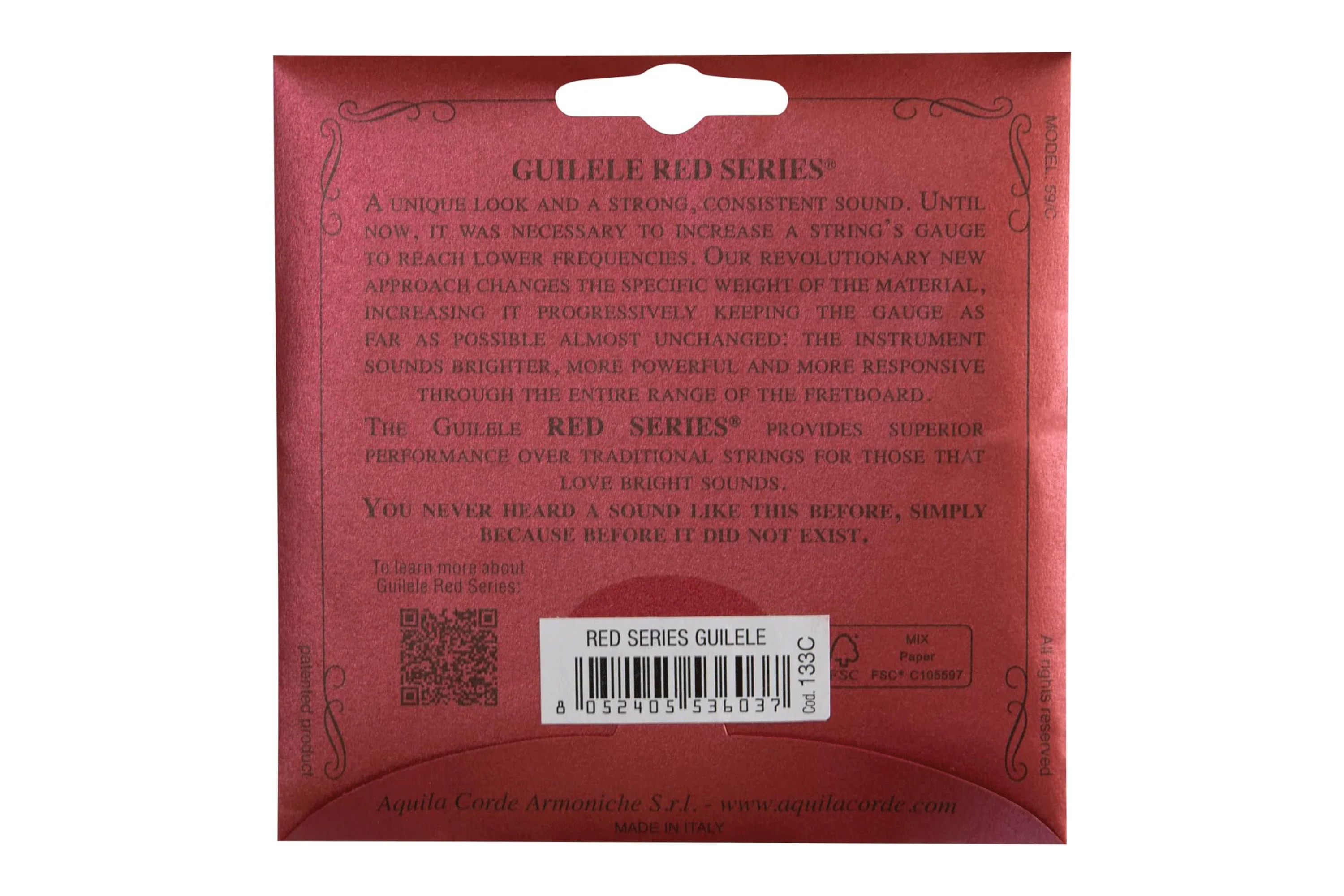 Aquila 133C Red Series Guilarlele Strings (A-D-G-C-E-A) - Image 2