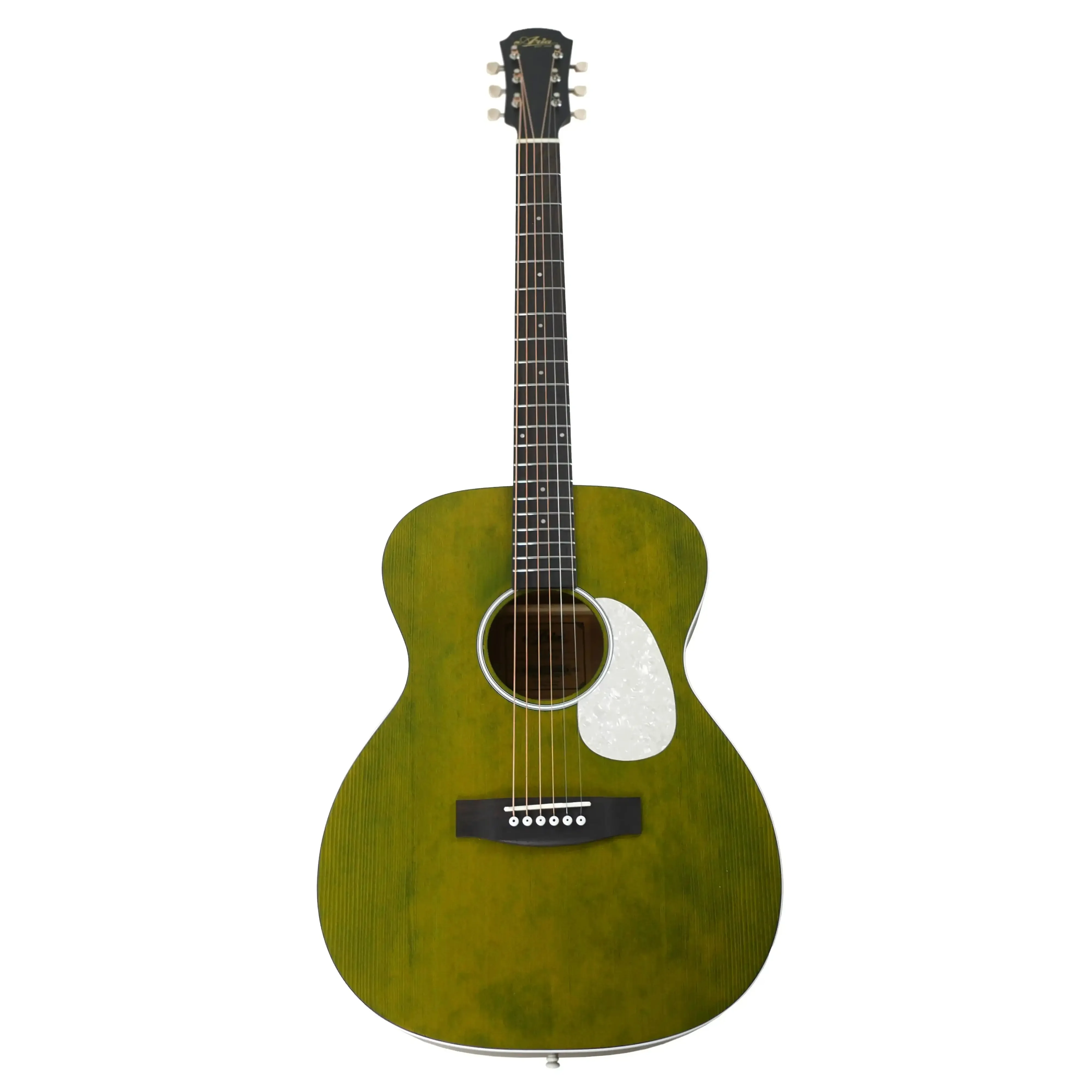Aria 101UP-STGR Urban Player Stained Green Acoustic Orchestra Guitar - Image 4