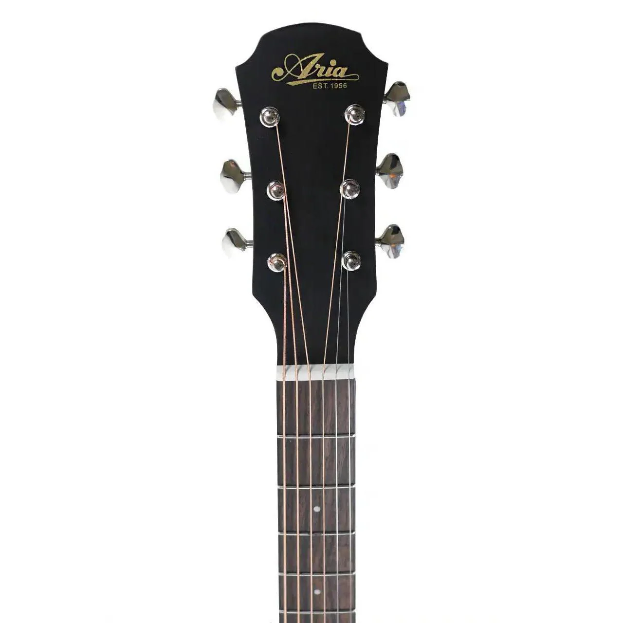 Aria 131DP-MUBR Delta Player Muddy Brown Acoustic Parlor Guitar - Image 5