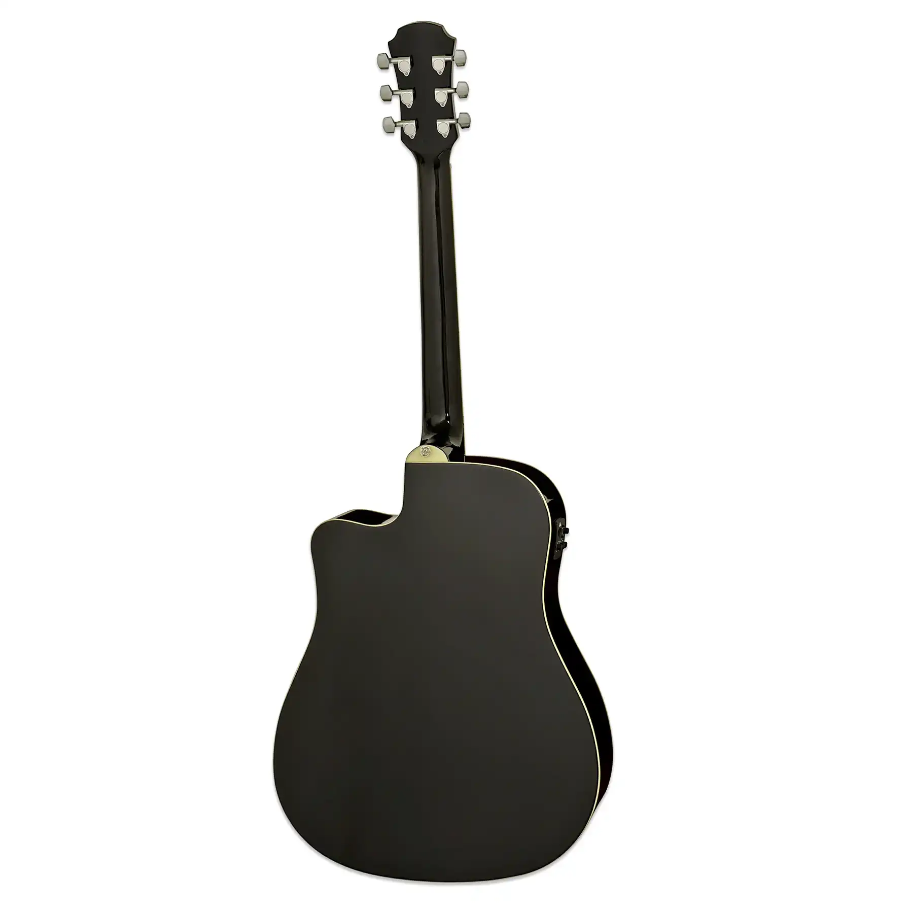 Aria AWN-15CE Prodigy Series Acoustic Electric Guitar - Black - Image 4