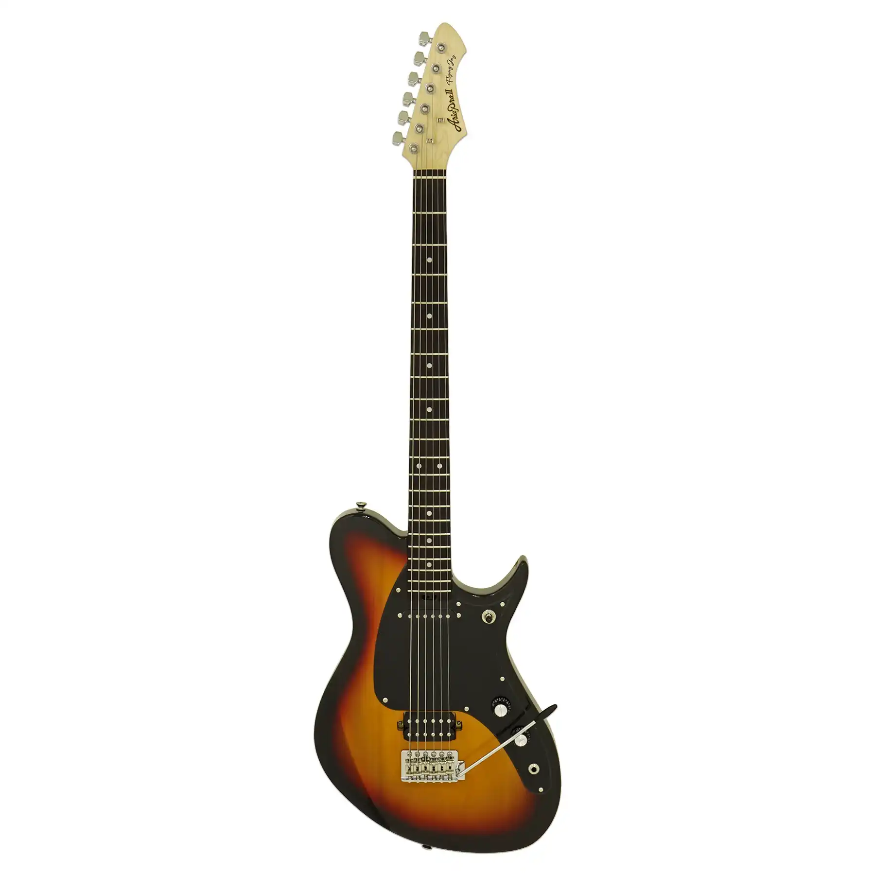 Aria J-B’tone Pro II Baritone Electric Guitar - 3 Tone Sunburst - Image 3