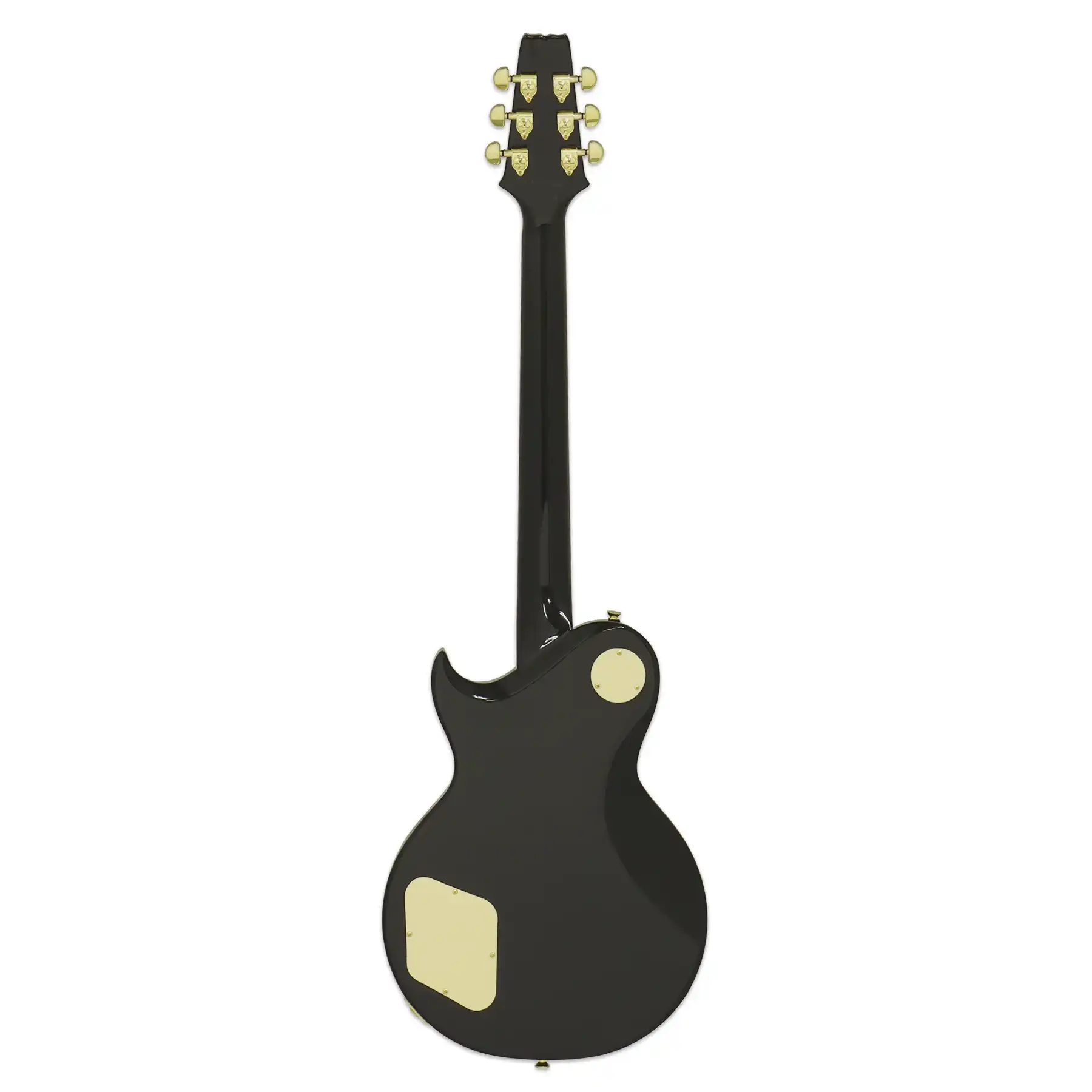 Aria PE-350PF Pro II Tribute Collection Electric Guitar - Aged Black - Image 4
