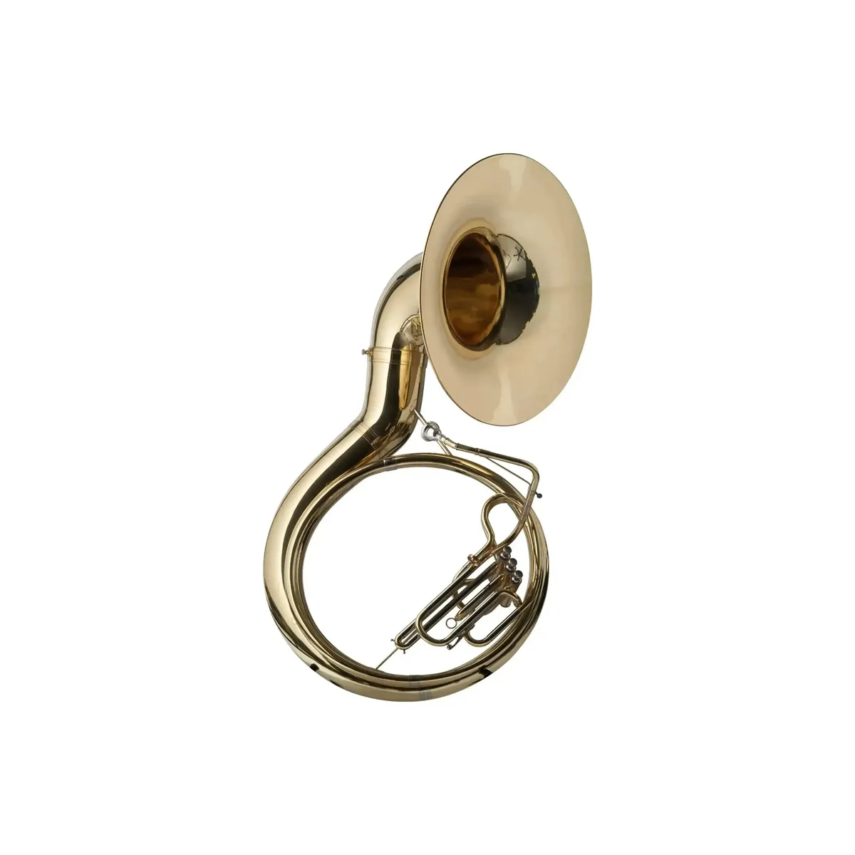 Stagg Bb Sousaphone - 3 Pistons with ABS Case On Wheels
