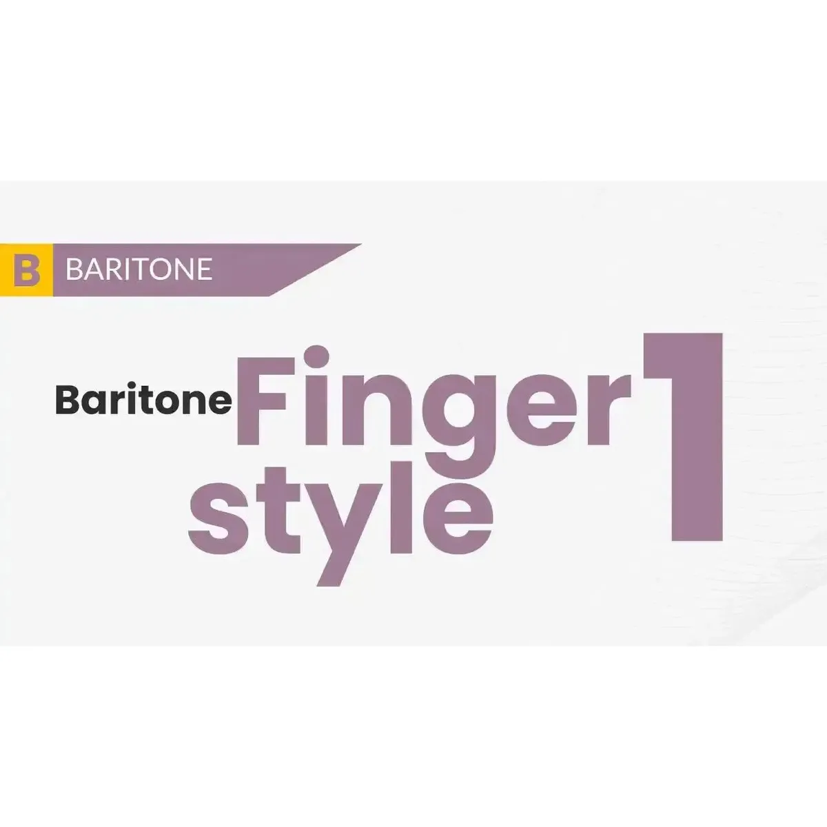 Beginning Baritone Fingerstyle Songbook - Uke Like The Pros