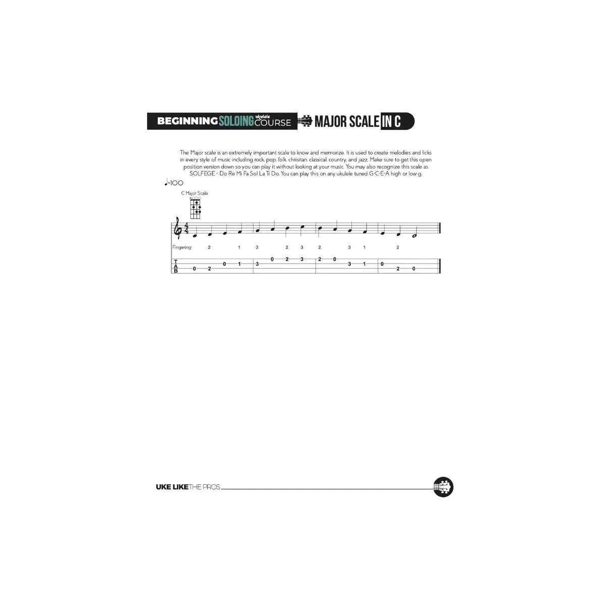 Beginning Ukulele Soloing Course - Uke Like The Pros - Image 3