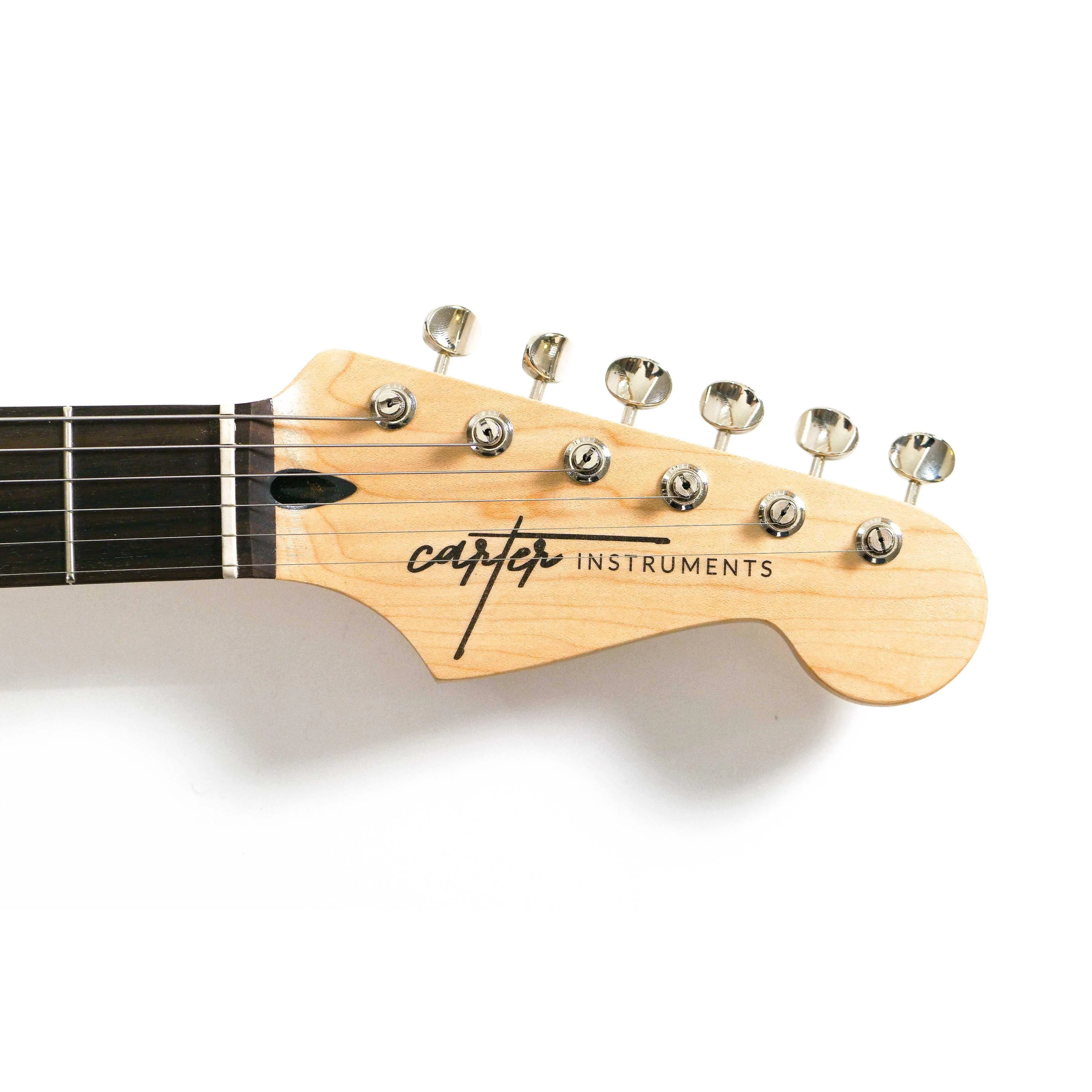 Carter Instruments 2024 Custom White Stratocaster Electric Guitar #0005 - Image 6