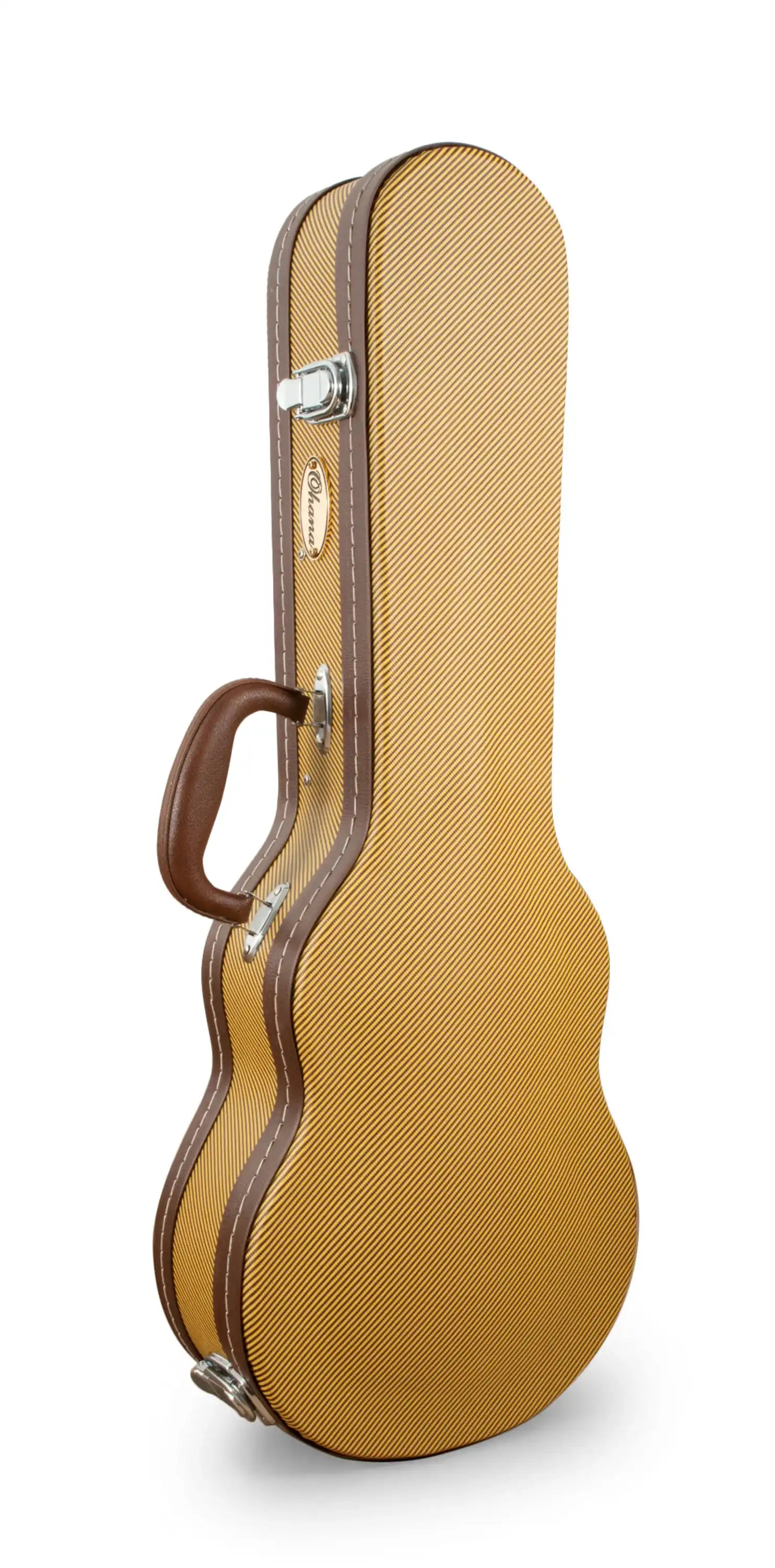 Ohana UCTV-24L Tweed Super Concert Ukulele Hardshell Case - Image 5