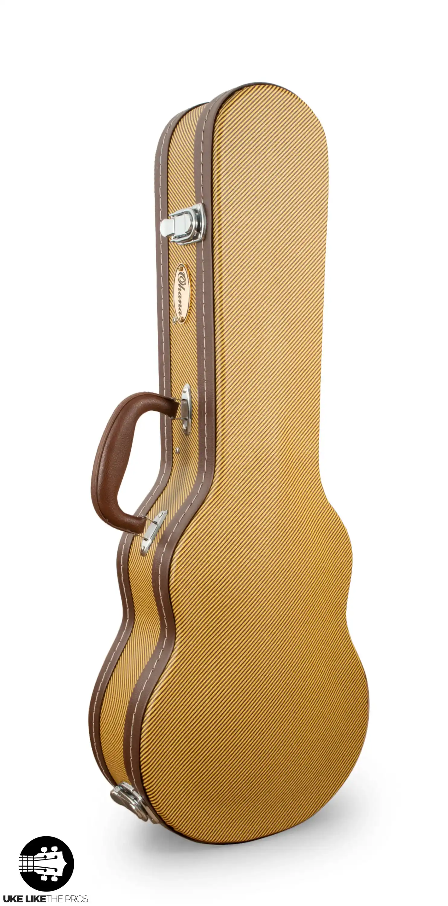 Ohana UCTV-24L Tweed Super Concert Ukulele Hardshell Case - Image 6