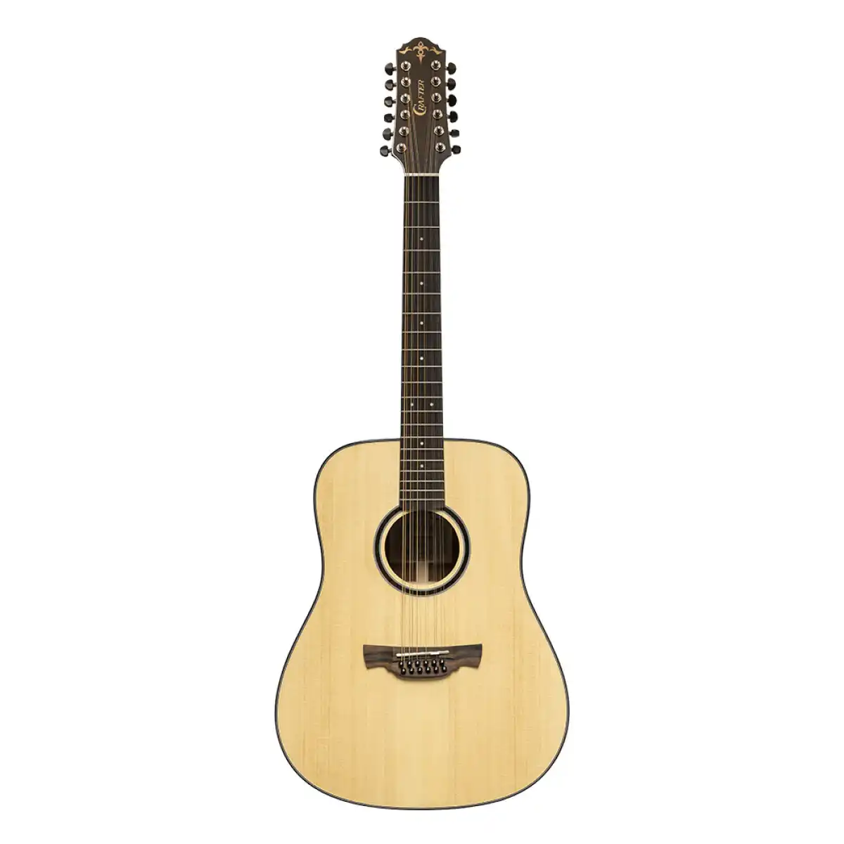 Crafter ABLE D600 N 12 Able Series 600 12-String Dreadnought Acoustic Guitar - Image 3