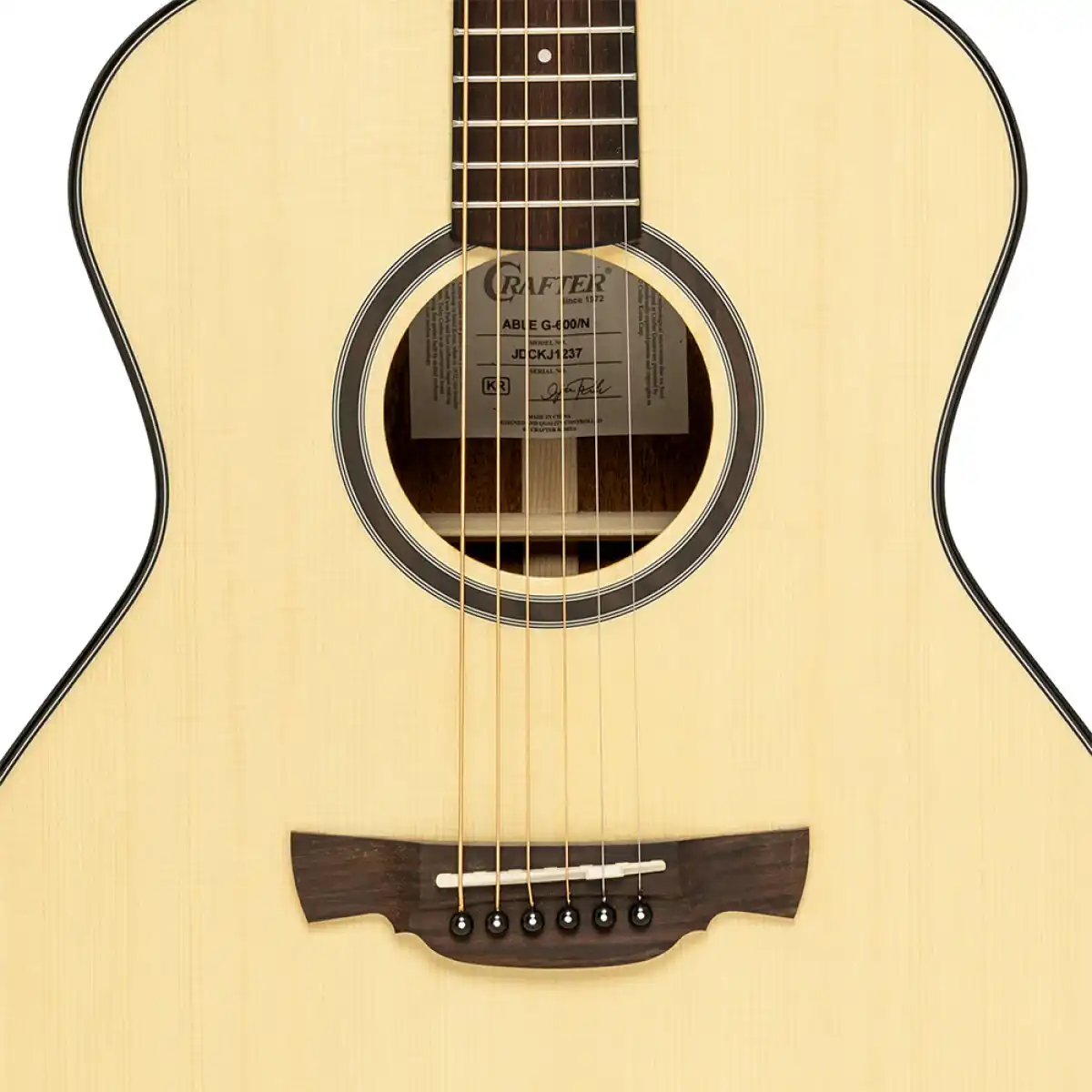 Crafter ABLE T600 Able Series 600 Orchestra Acoustic Guitar - Image 5