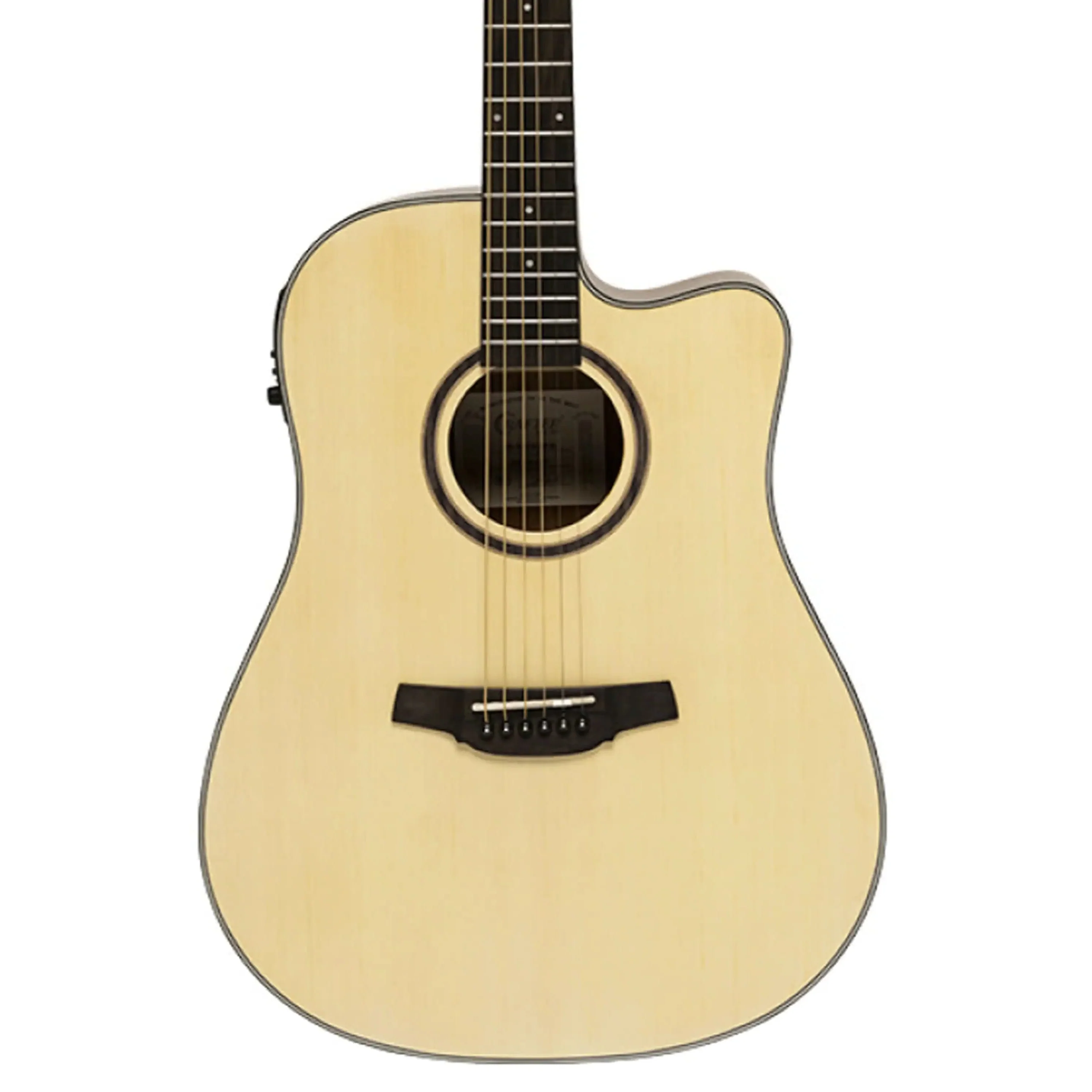 Crafter HD100-CE-N Silver Series 100 Dreadnought Acoustic-Electric Guitar