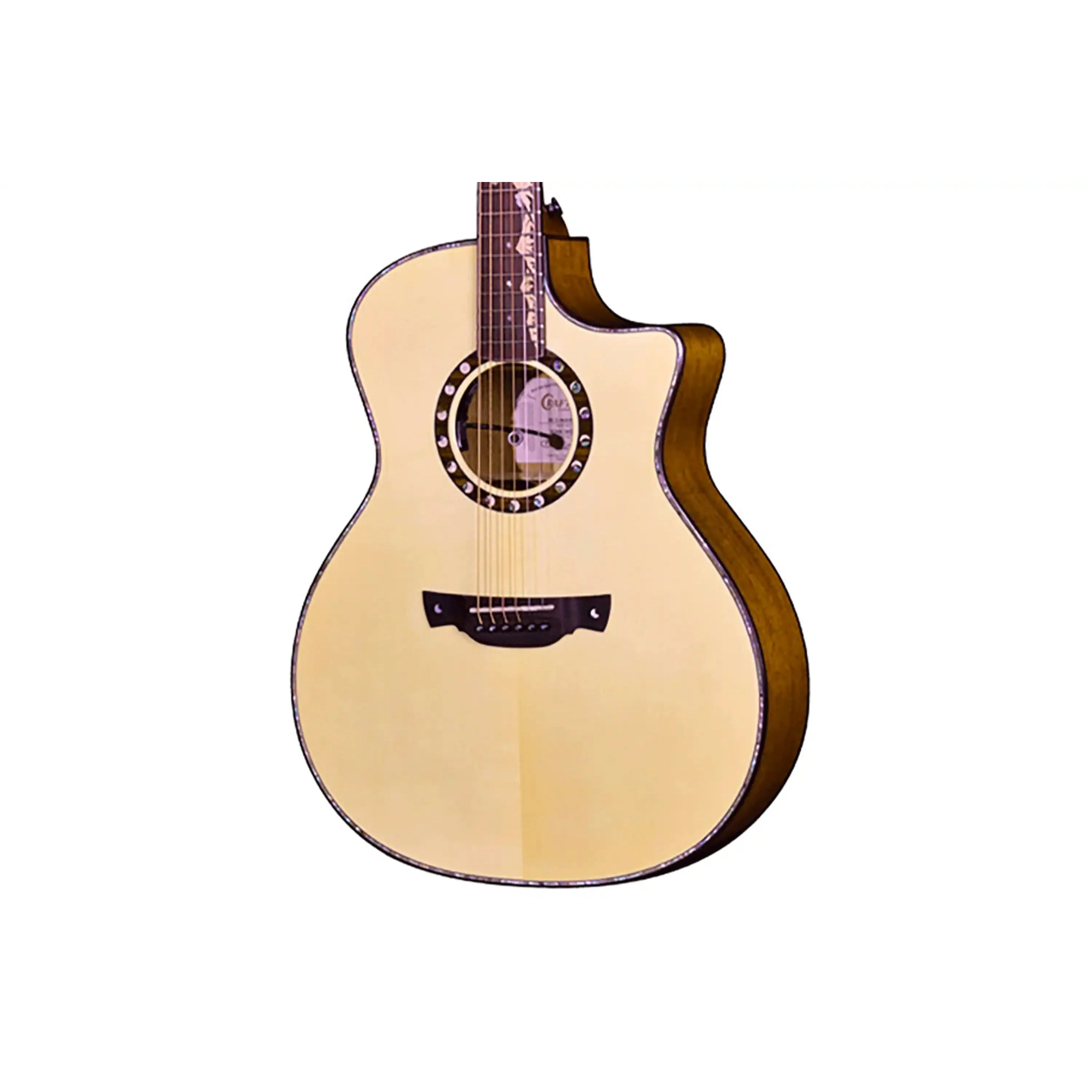 Crafter ML G-MAHO CE Anniversary Series Cutaway Grand Auditorium Acoustic-Electric Guitar