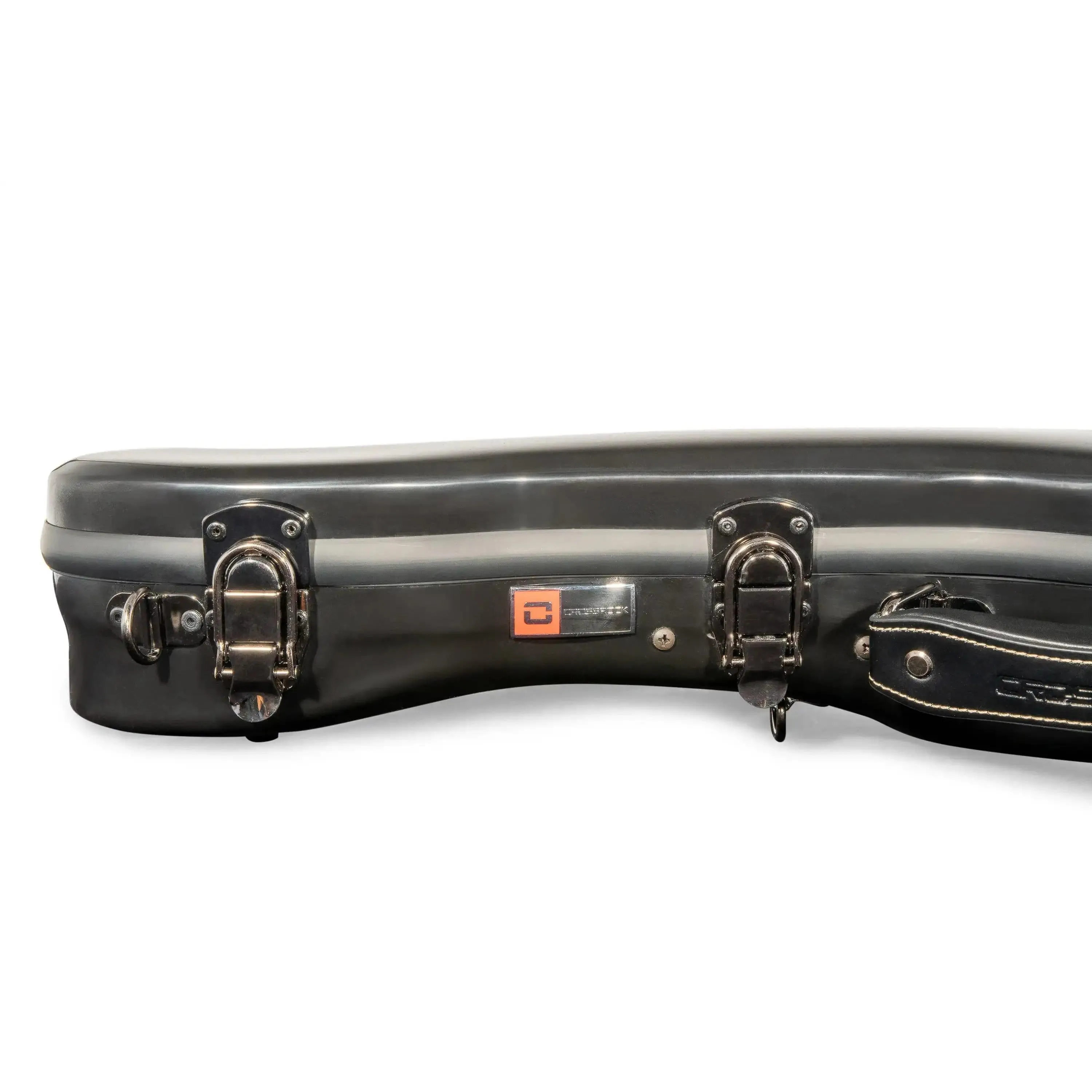 Crossrock CRF1020CUBK Fiberglass Concert Ukulele Case - Black - Image 8