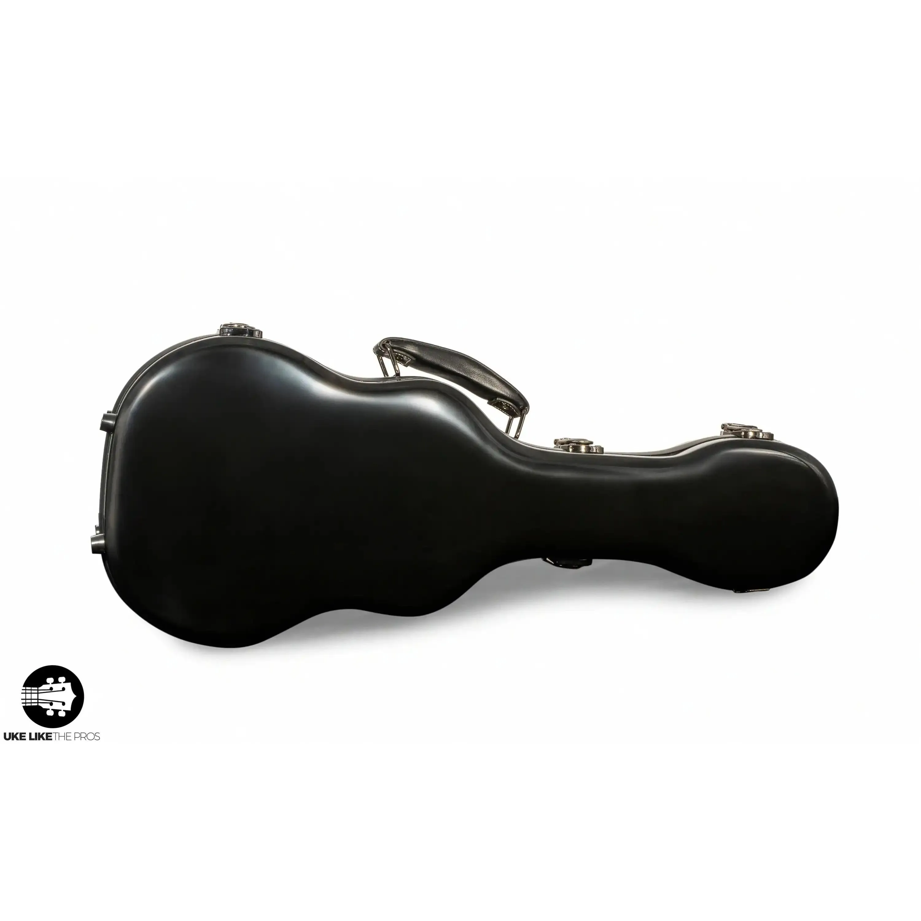Crossrock Fiberglass BLACK Tenor Ukulele Case – Universal Case for Standard Tenor and Grand Tenor #CRF1020TUBK - Image 5