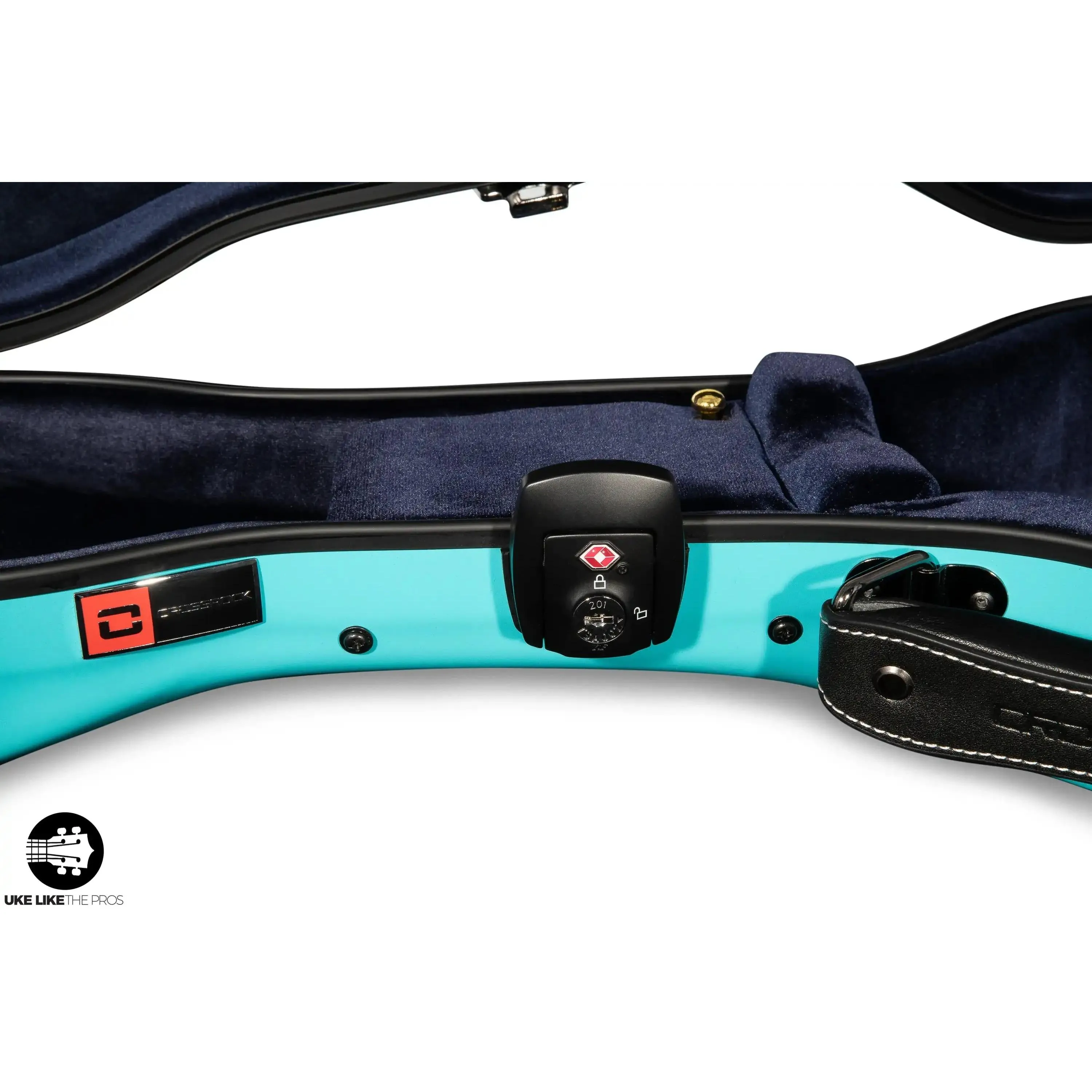Crossrock Fiberglass MINT GREEN Tenor Ukulele Case – Universal Case for Standard Tenor and Grand Tenor Model #CRF2020TUMB - Image 11