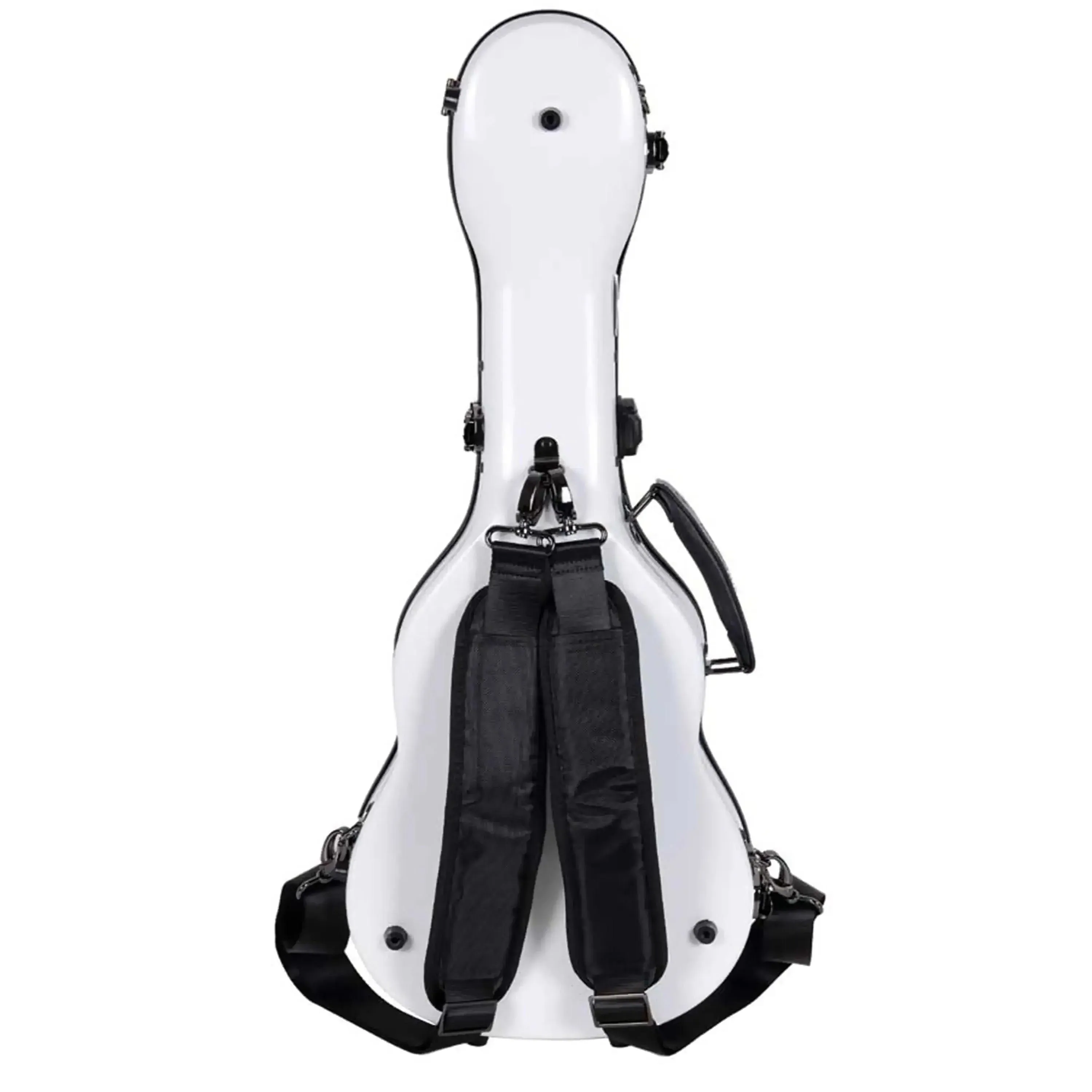 Crossrock Fiberglass WHITE Tenor Ukulele Case #CRF2020TUWT - Image 2