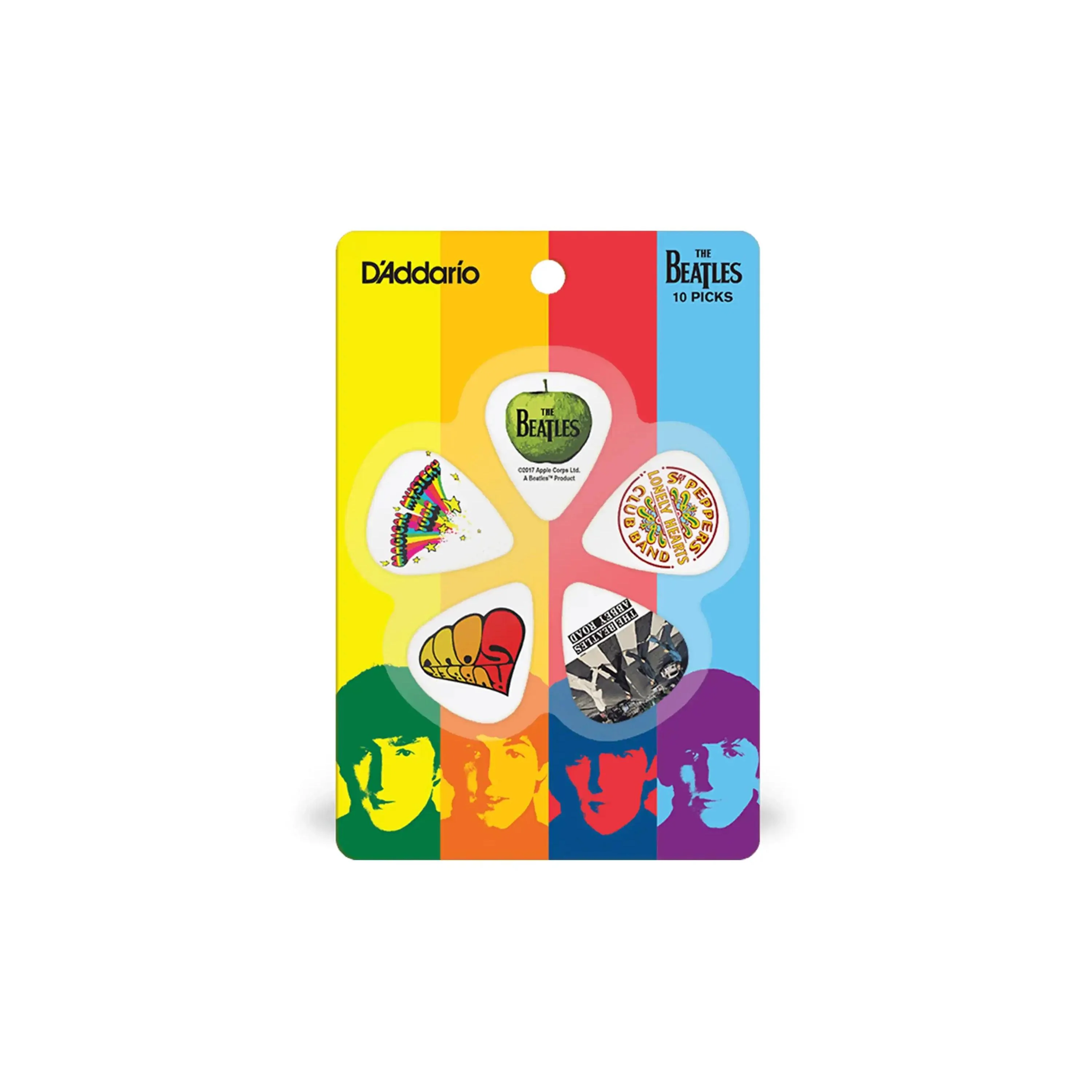 D'Addario Beatles Classic Album 1.0mm Guitar Picks - 10 Pack