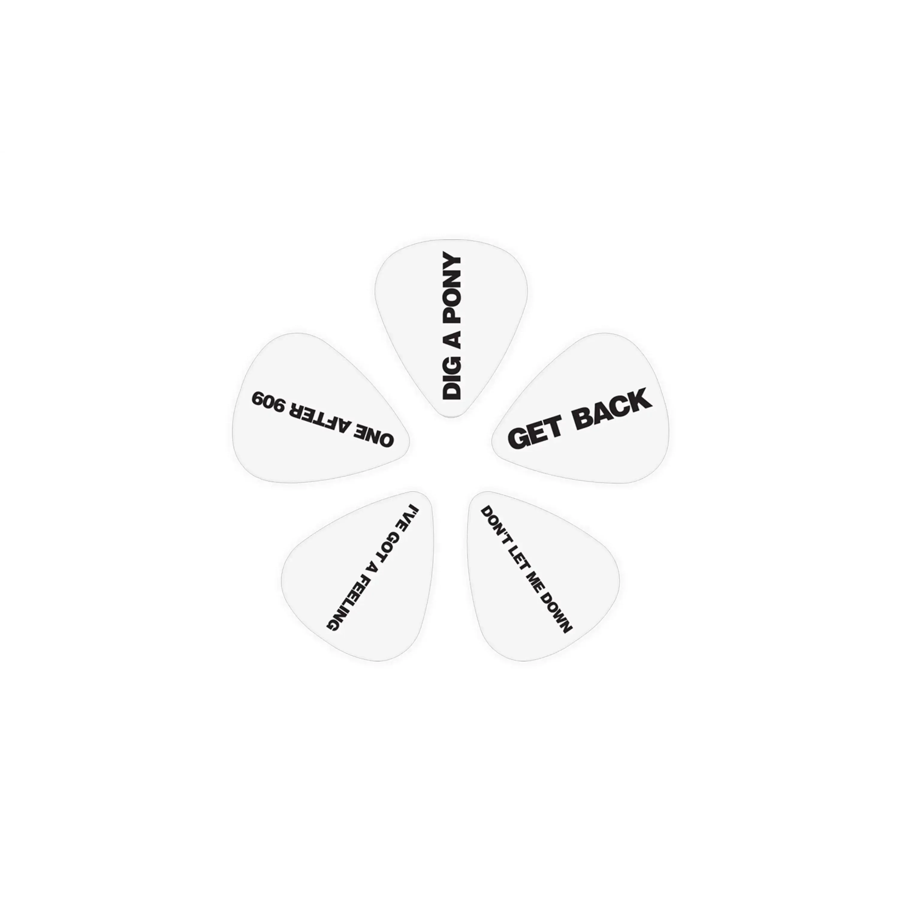 D'Addario Beatles "Get Back" .50mm Guitar Picks - 10 Pack - Image 2