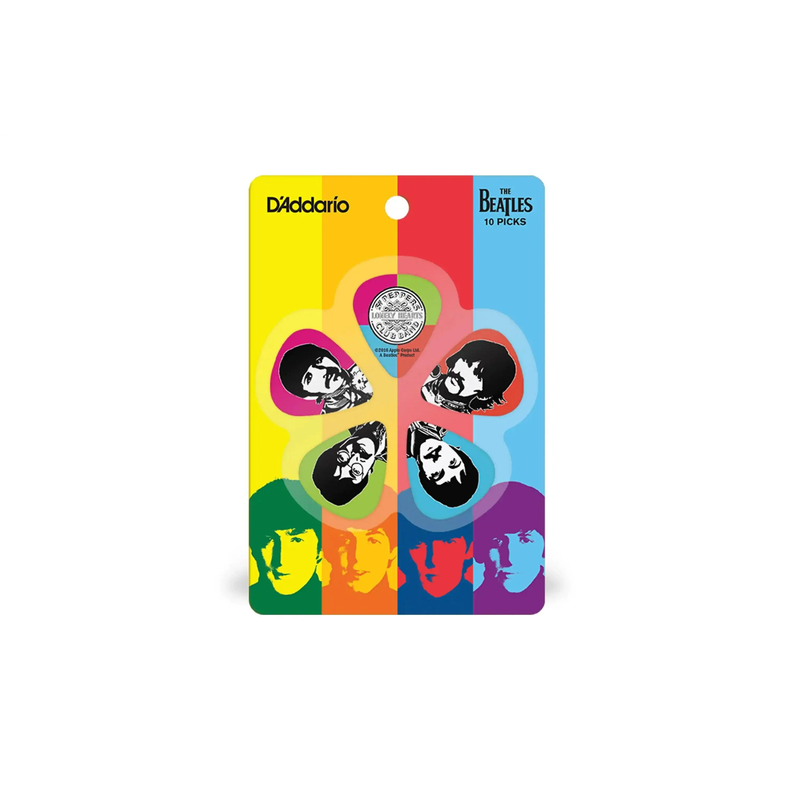 D'Addario Beatles Sgt. Pepper's Lonely Hearts Club Band 50th Anniversary .50mm Guitar Picks - 10 Pack