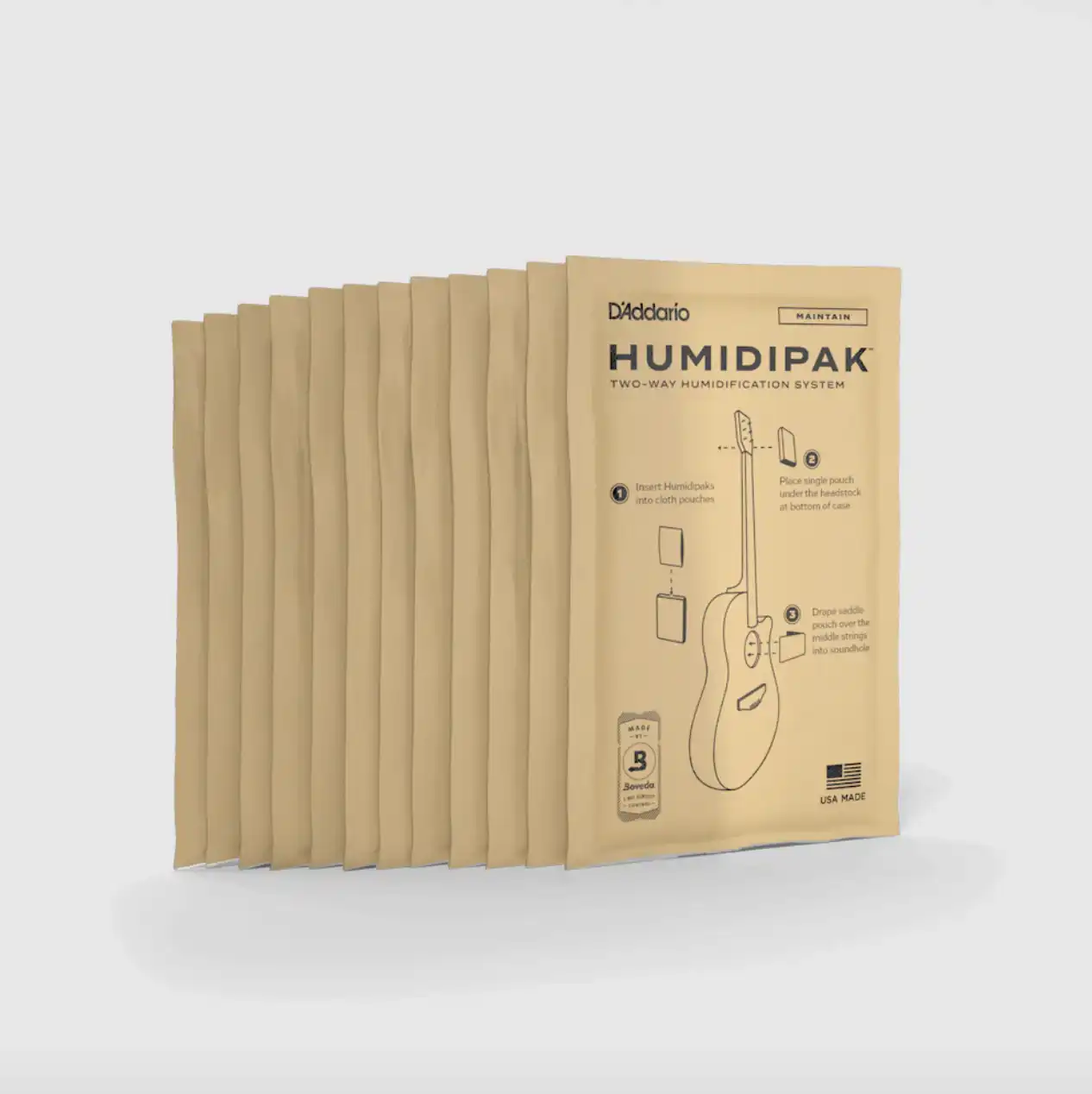D'Addario Humidipak Maintain - 12 Pack