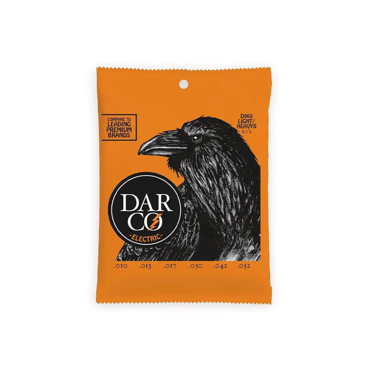Darco D960 Nickel Wound Electric Guitar Strings - .010 -.052 Light/Heavy