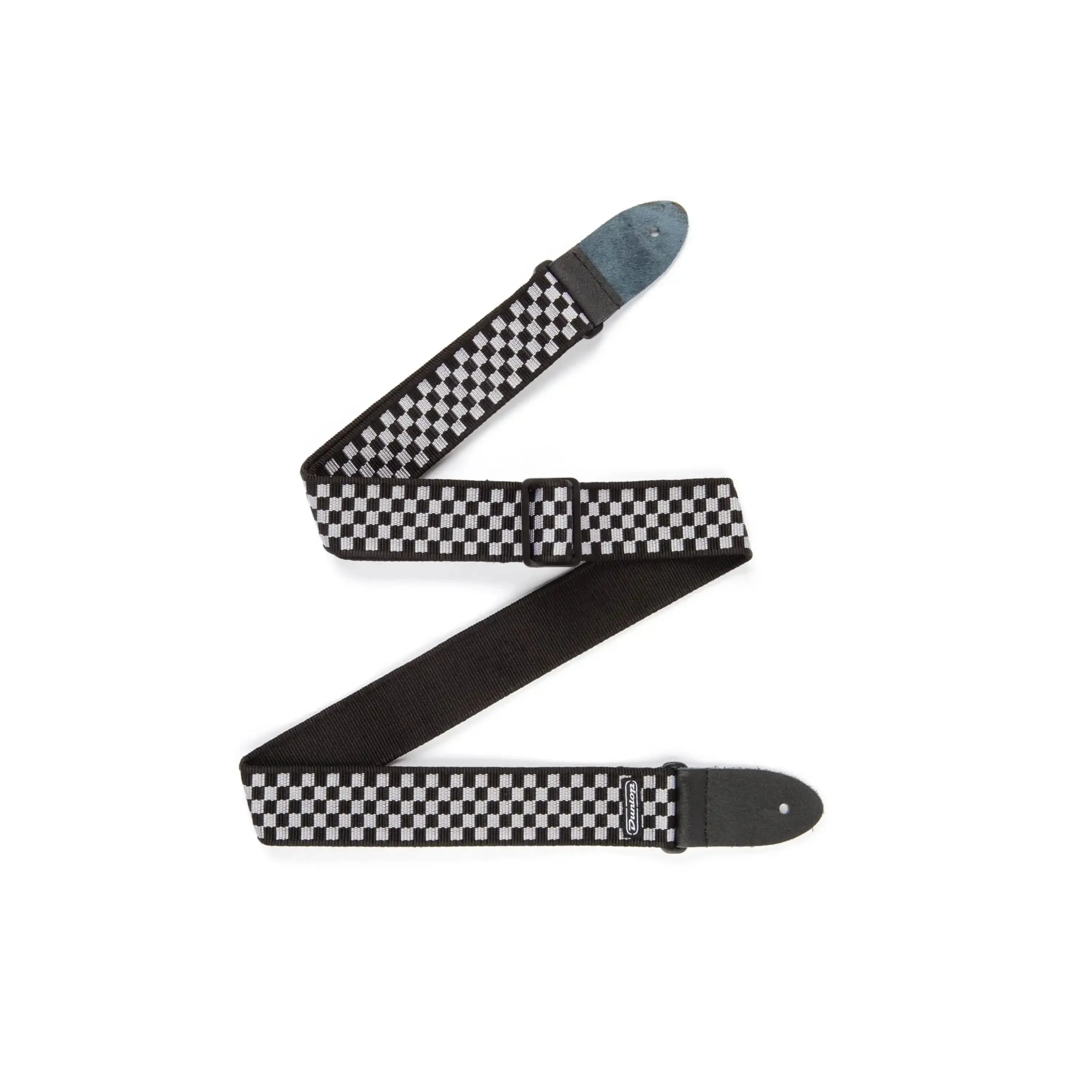 Dunlop D3831BK Black & White Checkered Guitar Strap