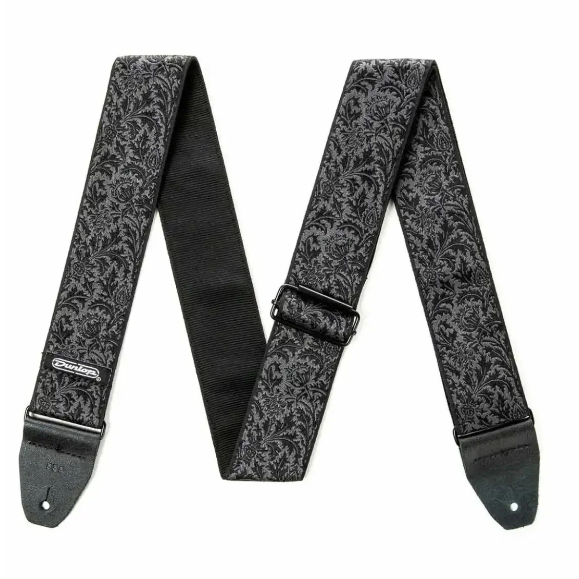 Dunlop Jacquard Black Thistle Strap - Image 2
