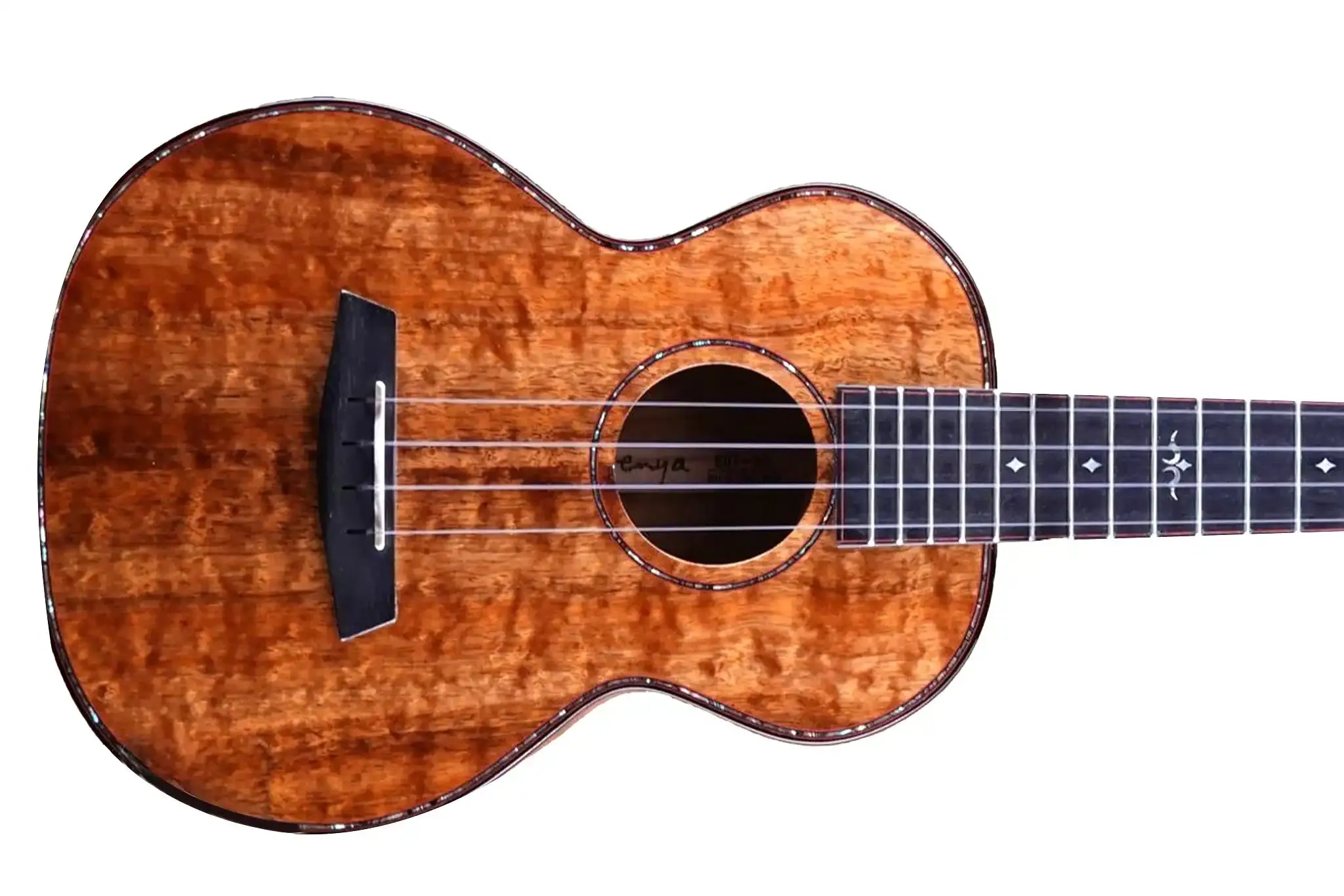 Enya EUC-A5 Solid Hawaiian Koa Concert Ukulele w/ Pickup