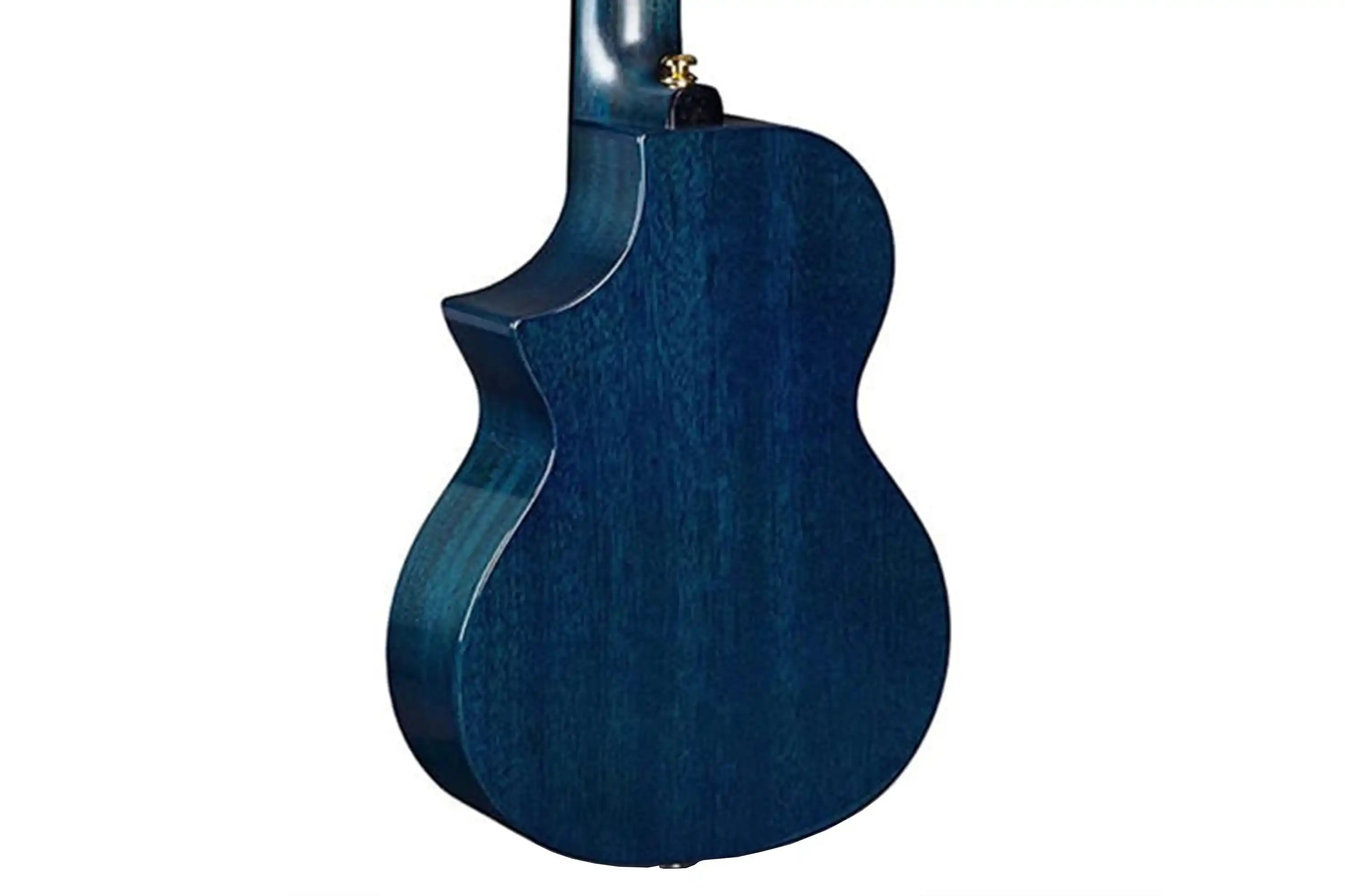 Enya EUC-M6-BU-EQ Solid Mahogany Concert Ukulele w/ Pickup - Blue - Image 2