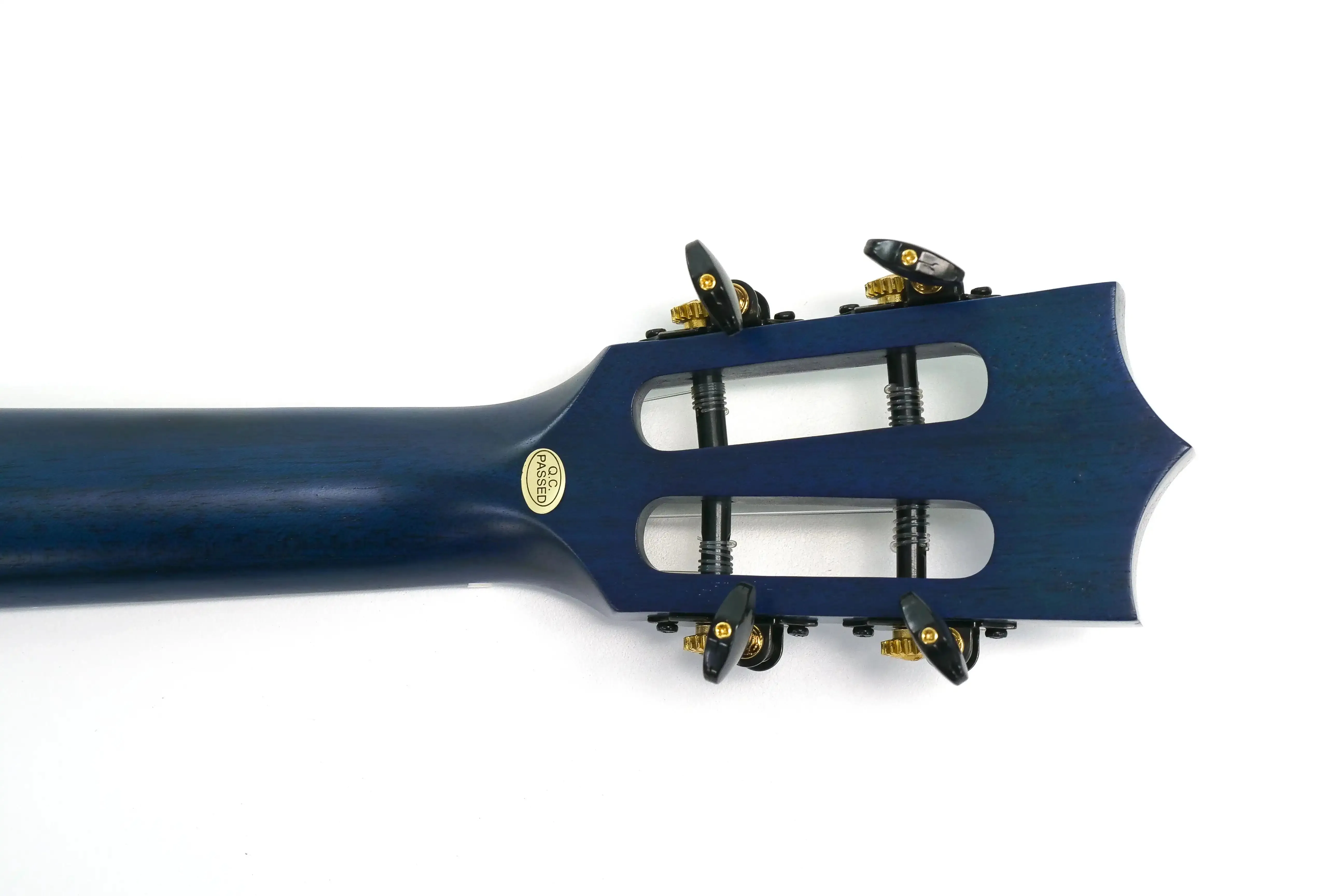 Enya EUC-MAD-BU-EQ Blue Concert Ukulele w/ Pickup - Image 7