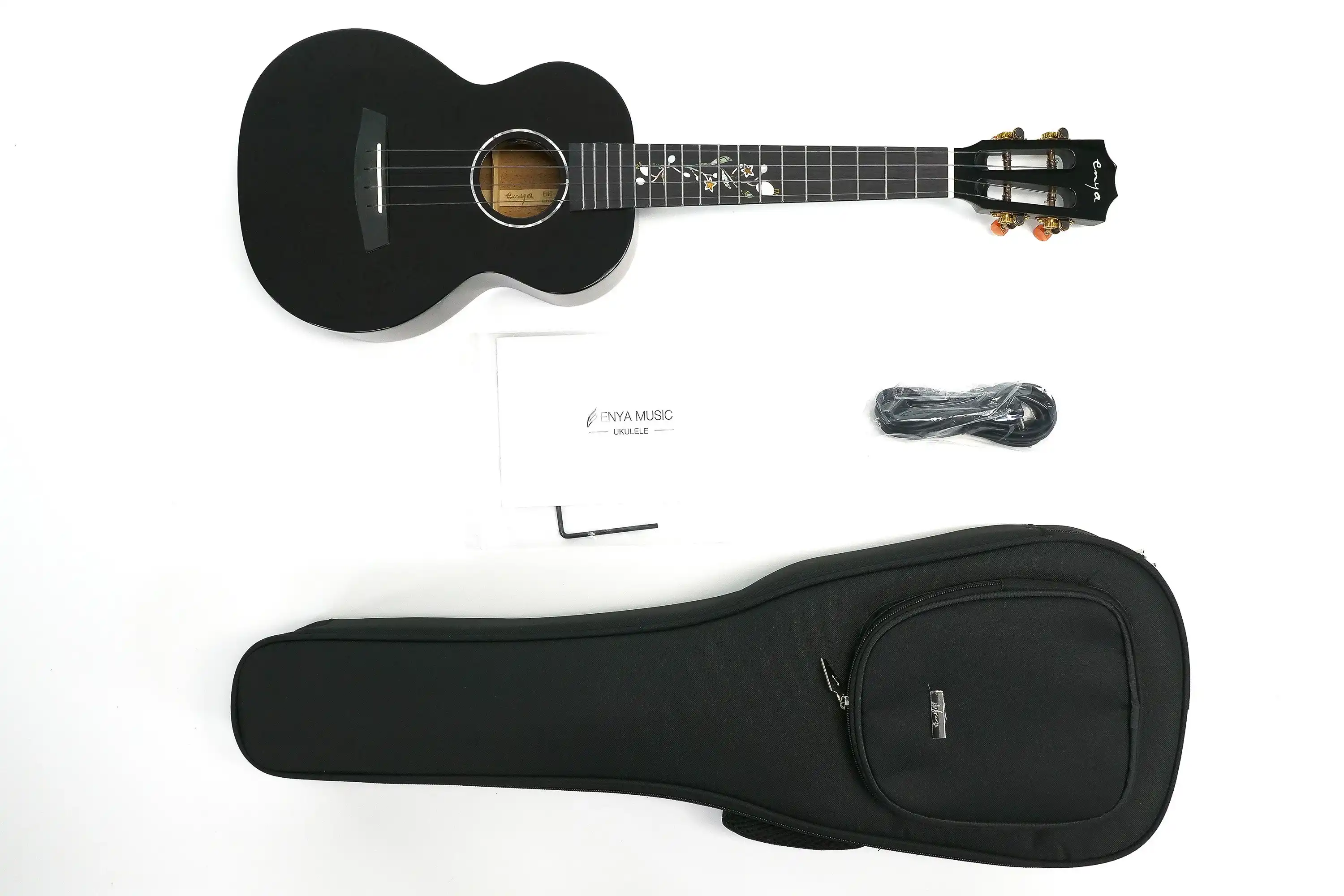 Enya EUC-MAD/DR Solid Mahogany Concert Ukulele - Image 5