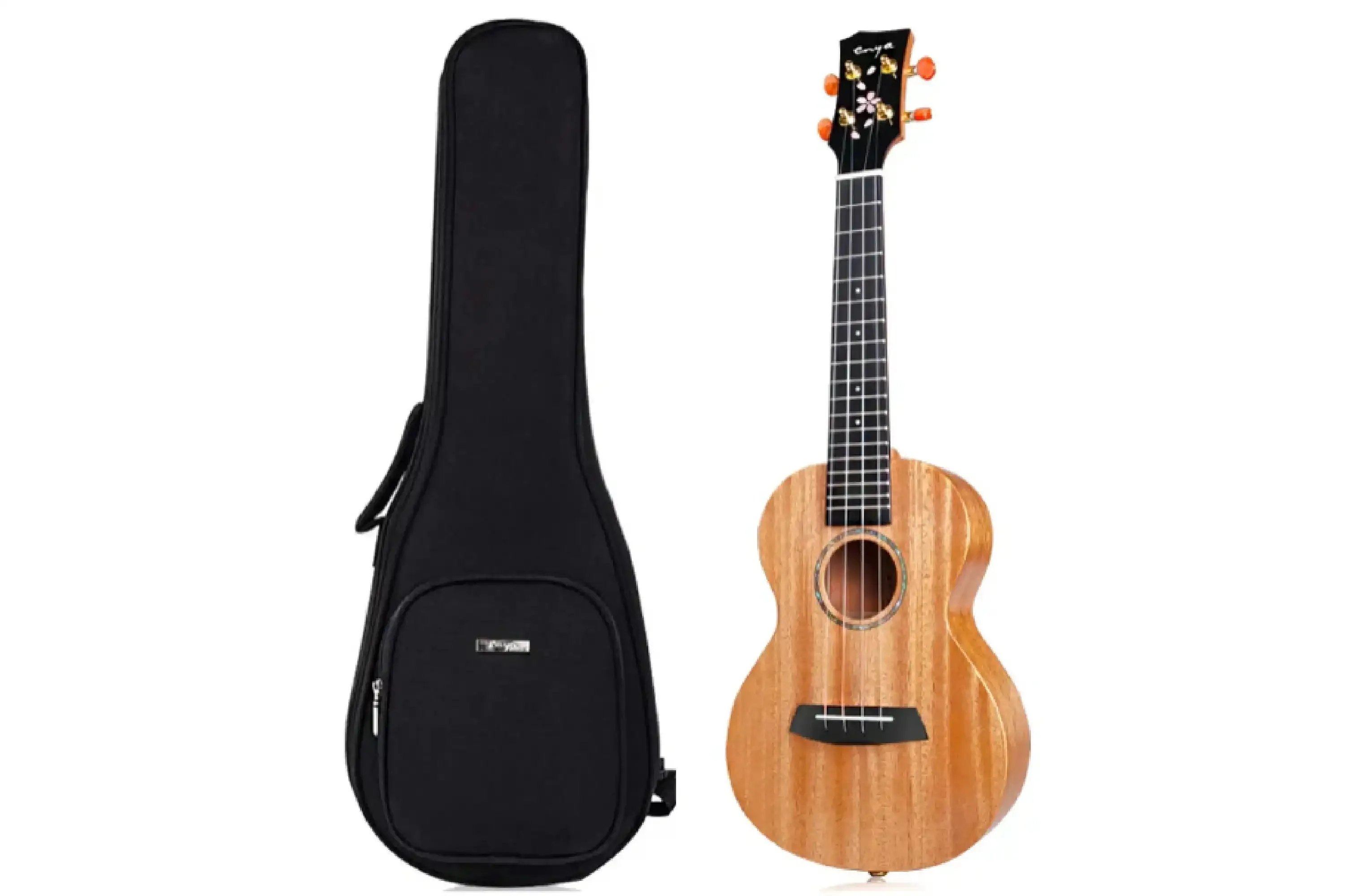 Enya EUC-MS/EQ Solid Mahogany Concert Ukulele w/ Pickup - Image 6