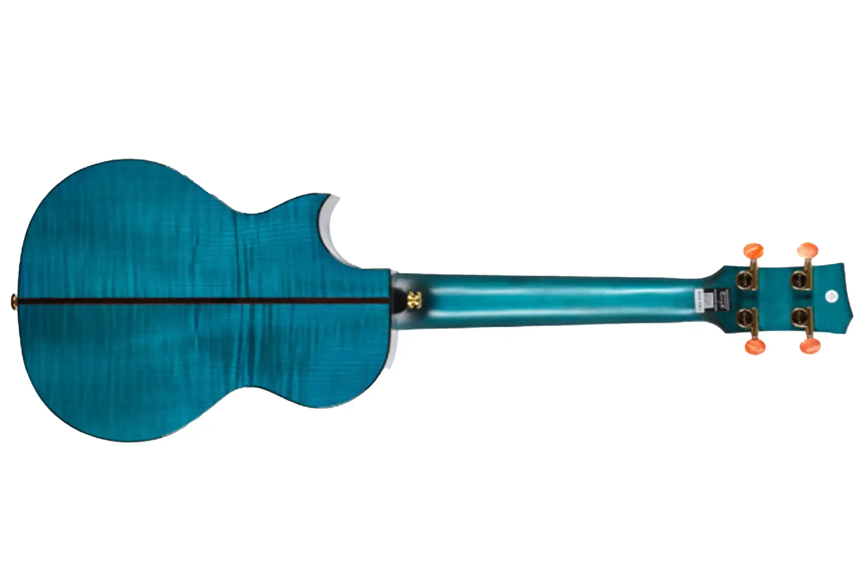 Enya EUT-FLOWER/EQ Flower-Sea Solid Maple Tenor Ukulele w/ Pickup - Image 4