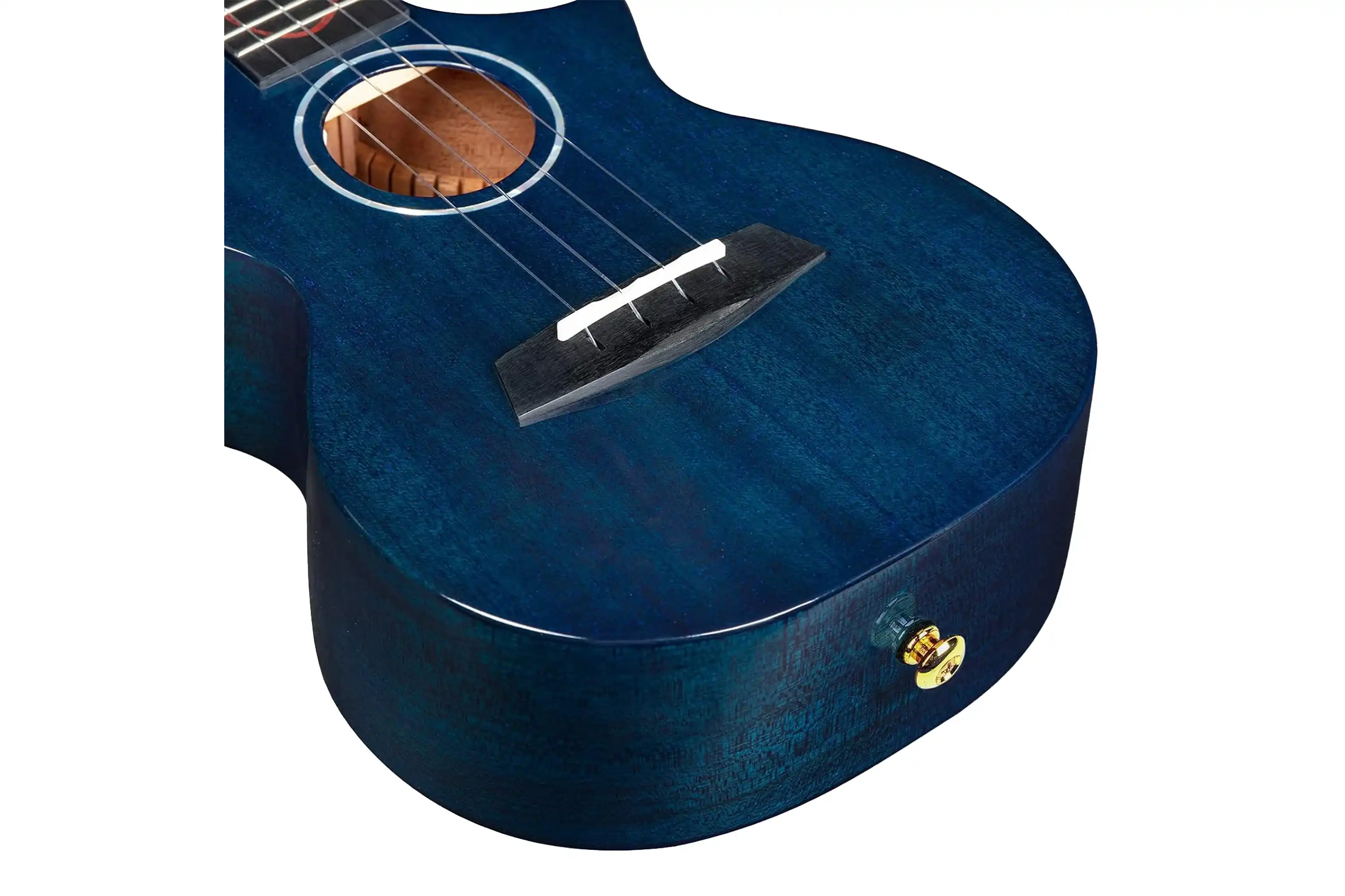Enya EUT-M6-BU Solid Mahogany Tenor Ukulele - Blue - Image 3