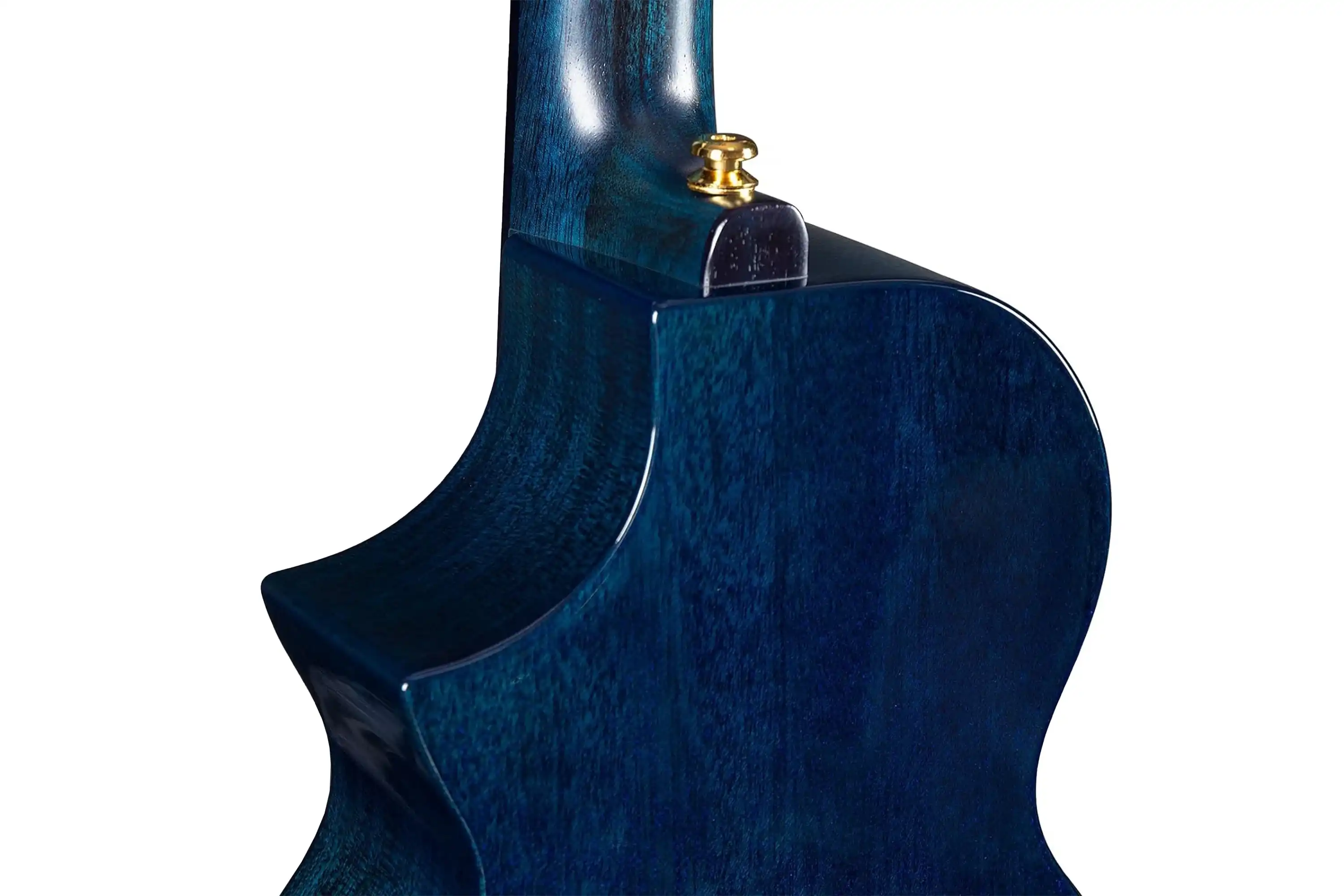Enya EUT-M6/EQ BU Solid Mahogany Tenor Ukulele w/ Pickup - Blue - Image 6