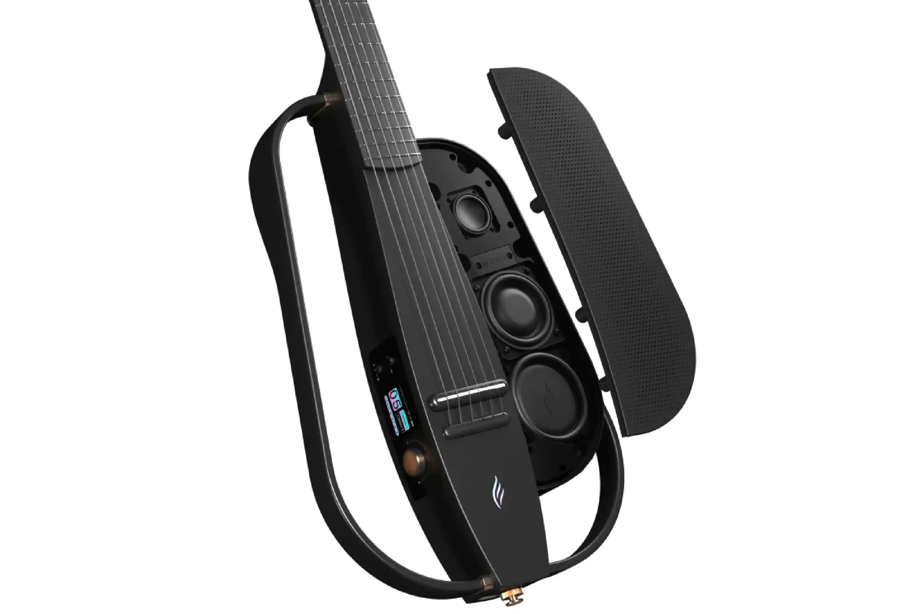 Enya NEXG-2N Carbon Fiber Nylon String Smart Audio Guitar - Black - Image 3