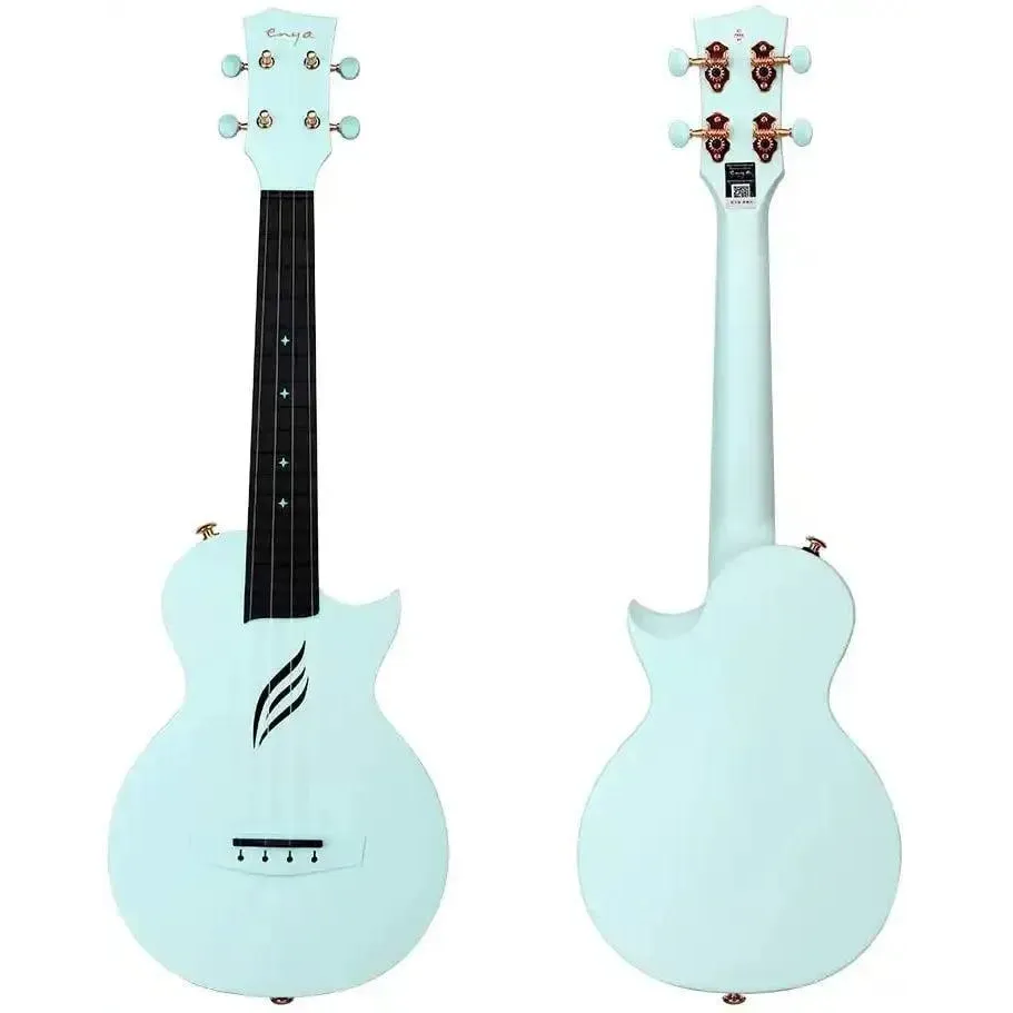 Enya Nova U Blue Concert Ukulele Carbon Fiber - Image 4