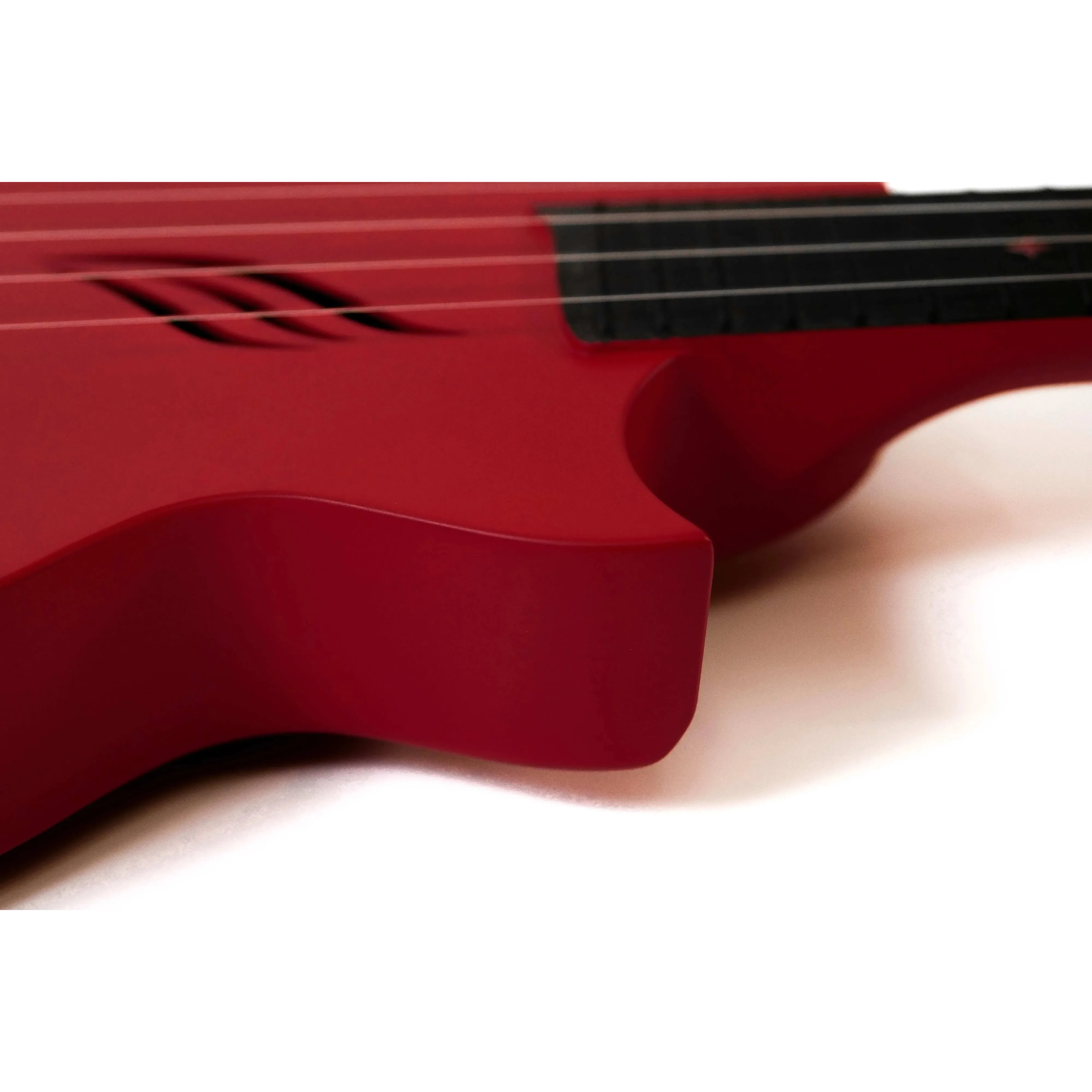 Enya Nova UE/RD Red Concert Ukulele w/ Pickup - Image 4