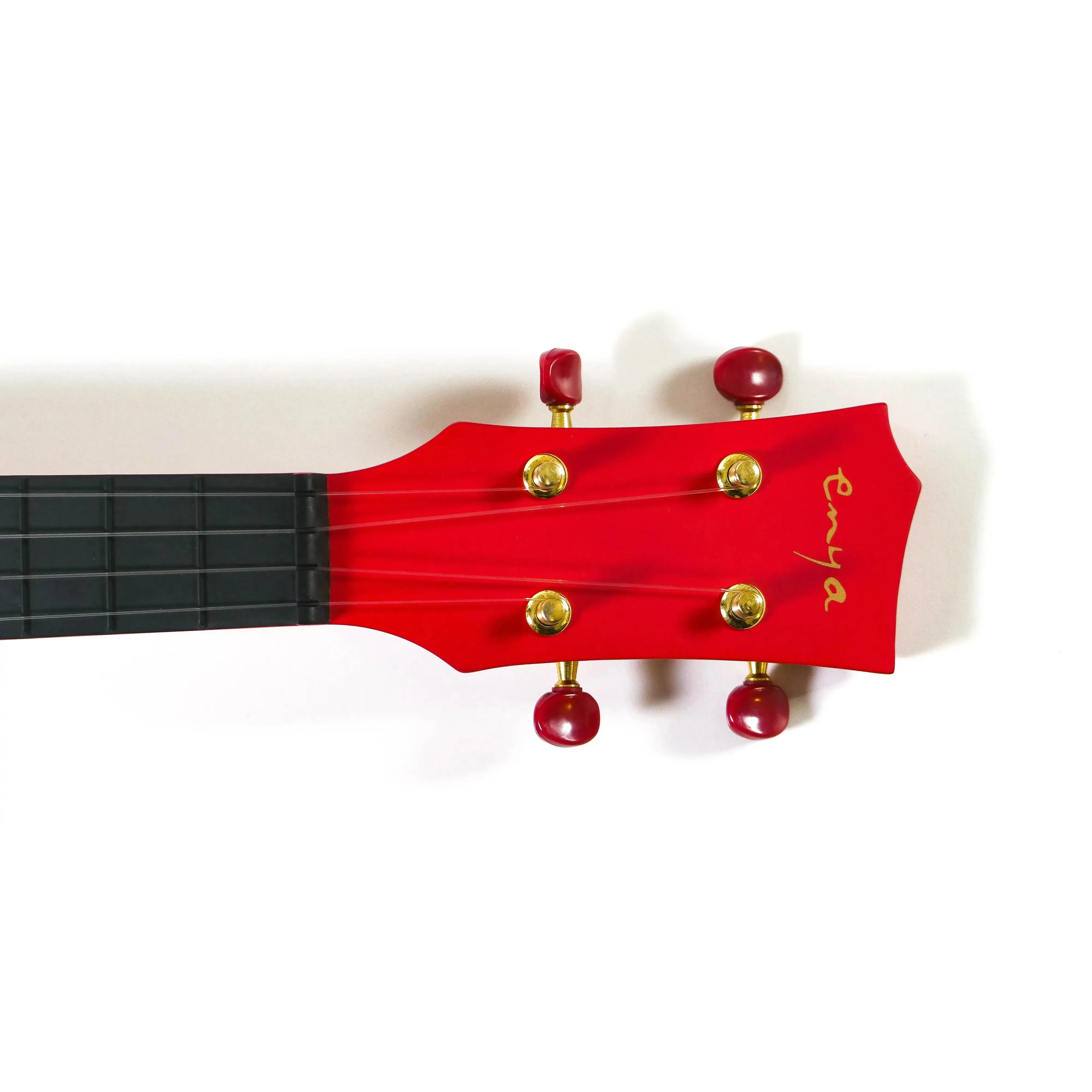 Enya Nova UE/RD Red Concert Ukulele w/ Pickup - Image 7