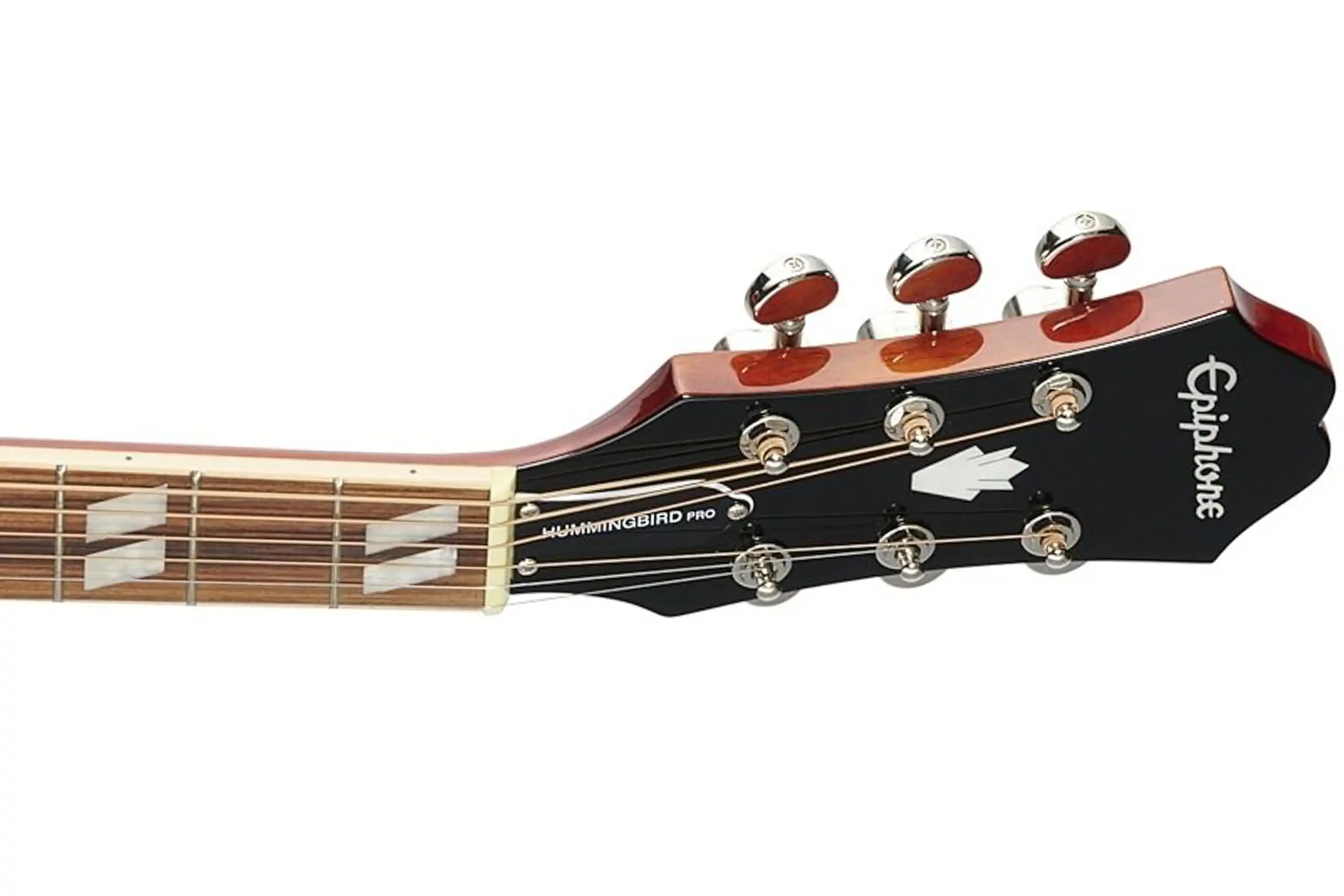Epiphone Hummingbird Studio Acoustic Electric Guitar - Faded Cherry Burst - Image 4