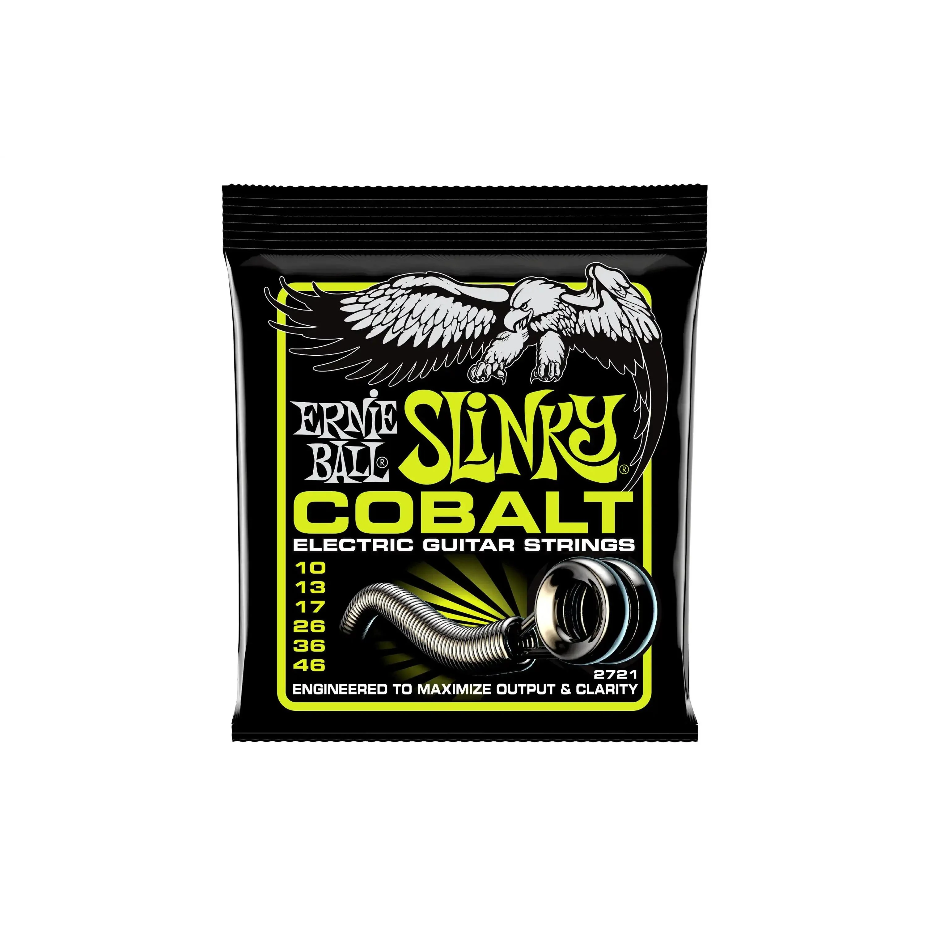 Ernie Ball Regular Slinky Cobalt Electric Guitar Strings - 10-46