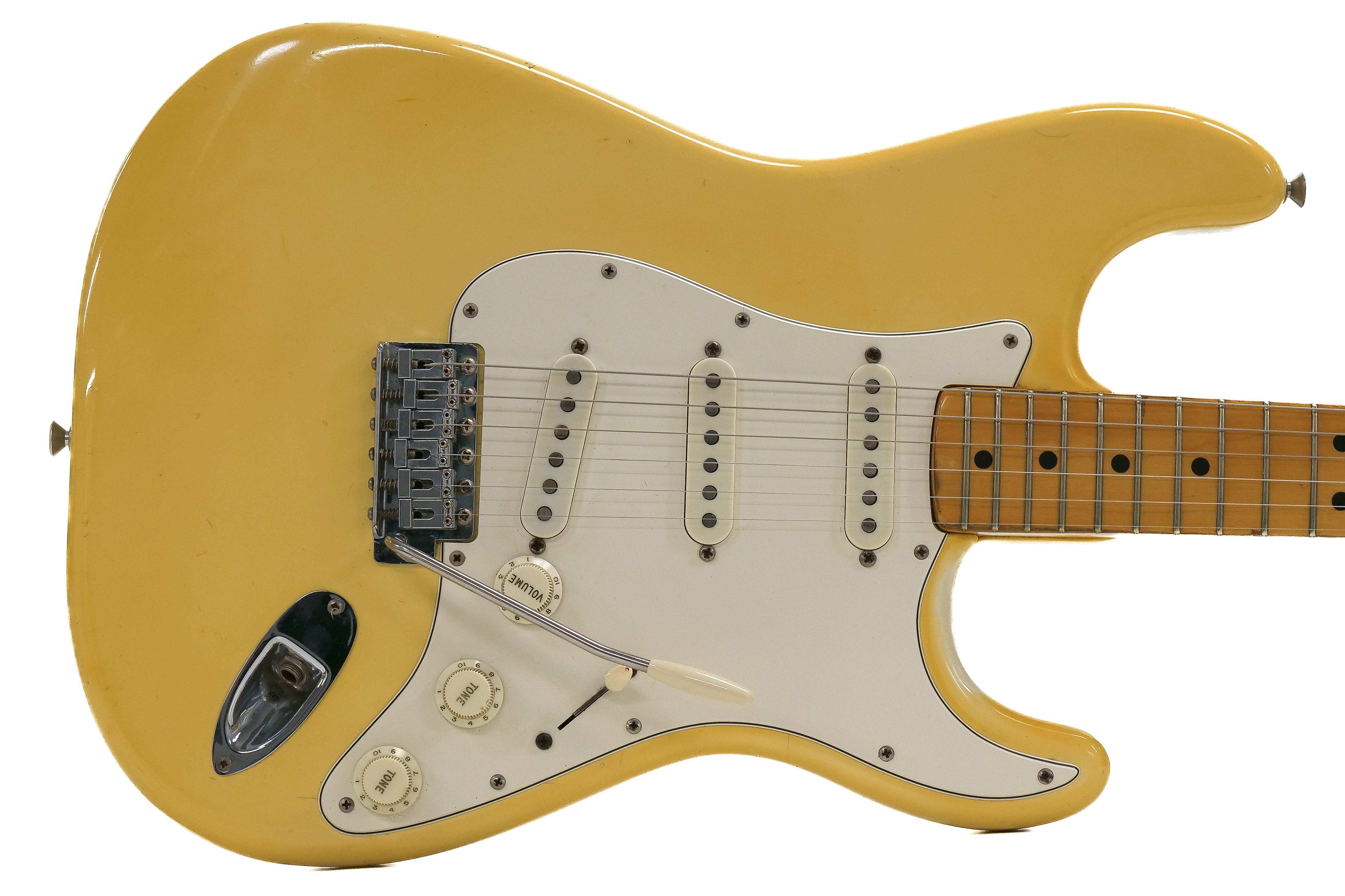 Fender 1976-1977 Stratocaster Olympic White Electric Guitar