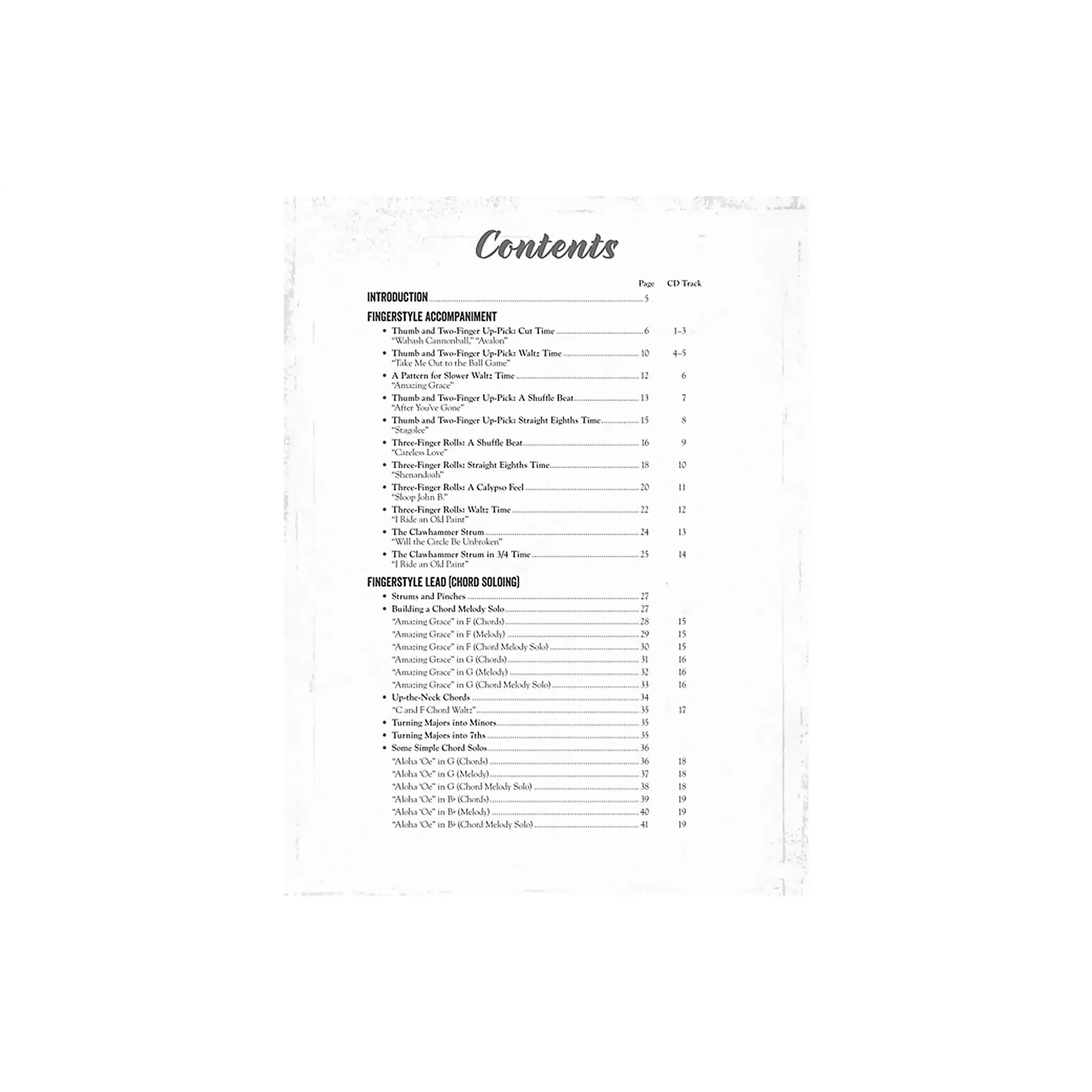 Fingerstyle Ukulele - A Method & Songbook for Fingerpicking Backup & Solos - Image 2