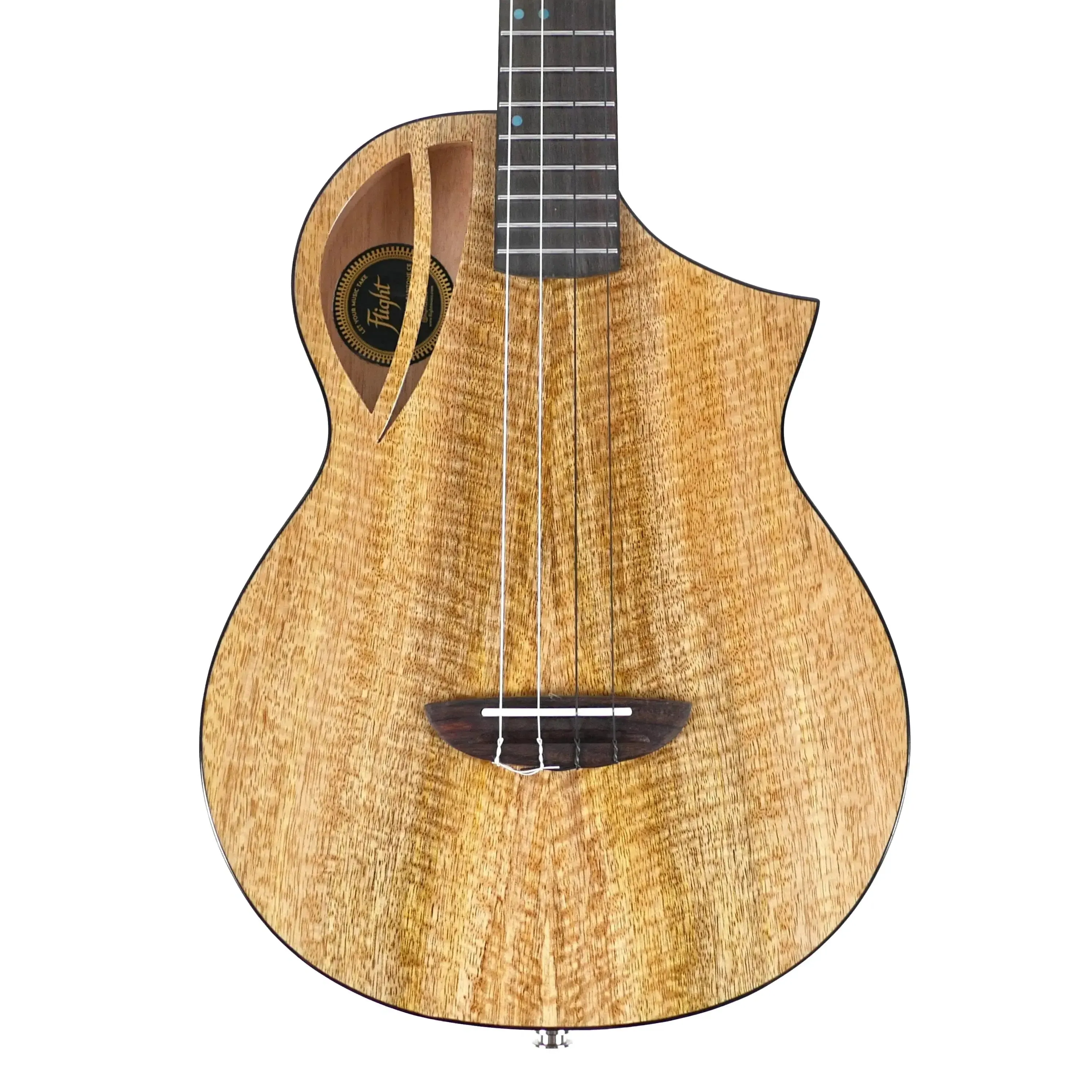 Flight AVIATOR-CE Solid Mango Top Baritone Ukulele w/ Pickup