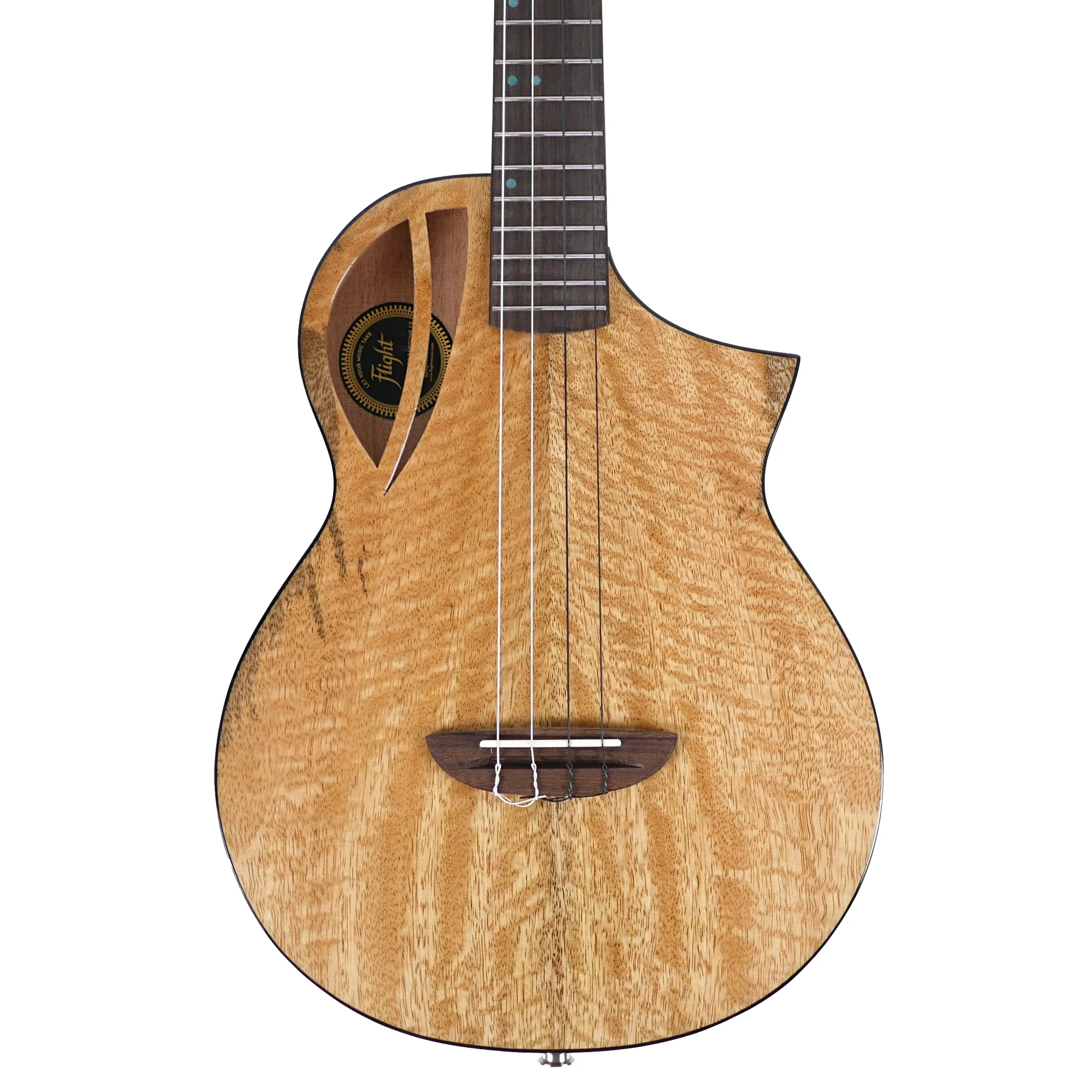 Flight AVIATOR-CE Solid Mango Top Baritone Ukulele w/ Pickup